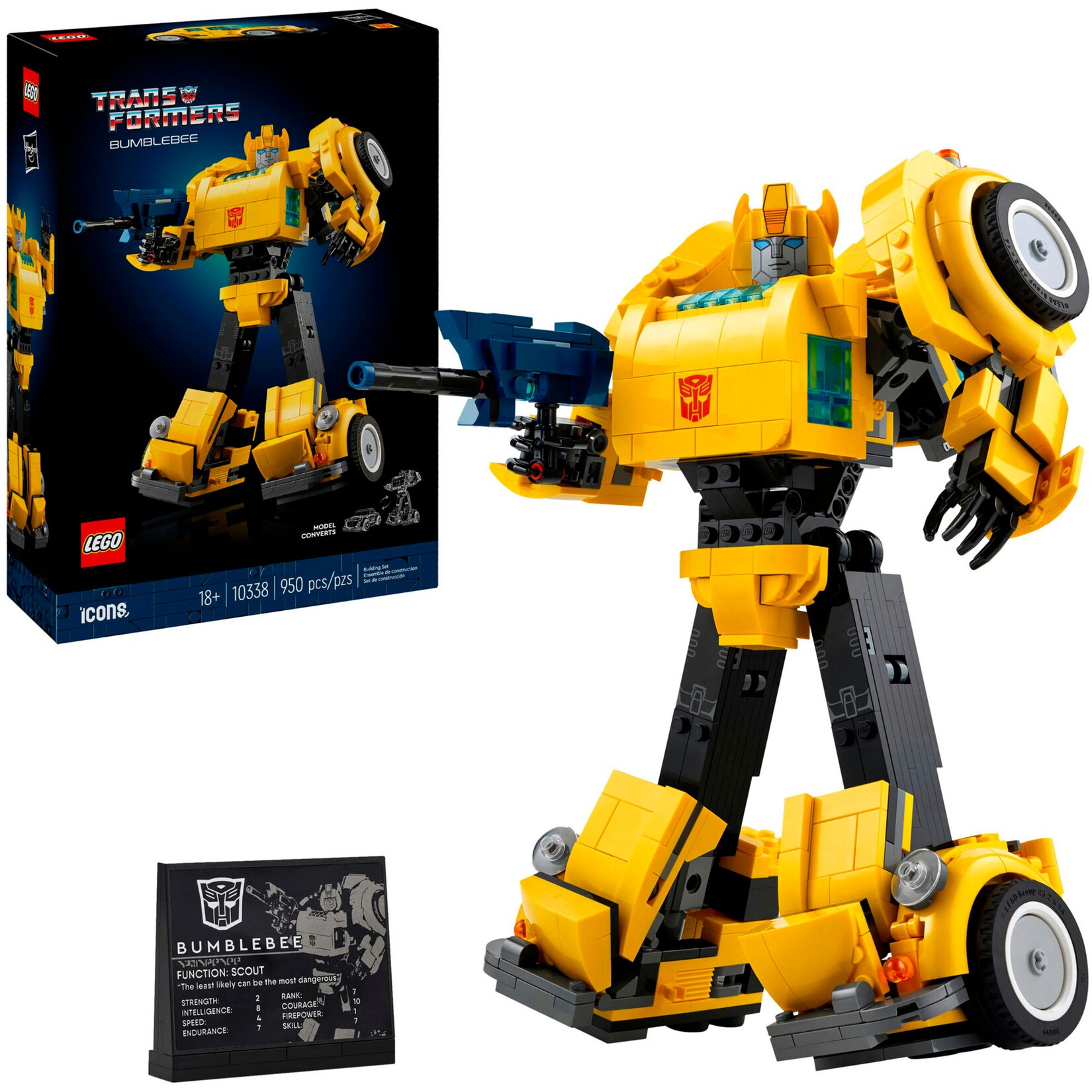 LEGO Konstruktionsspielzeug Icons Bumblebee | 05702017589923