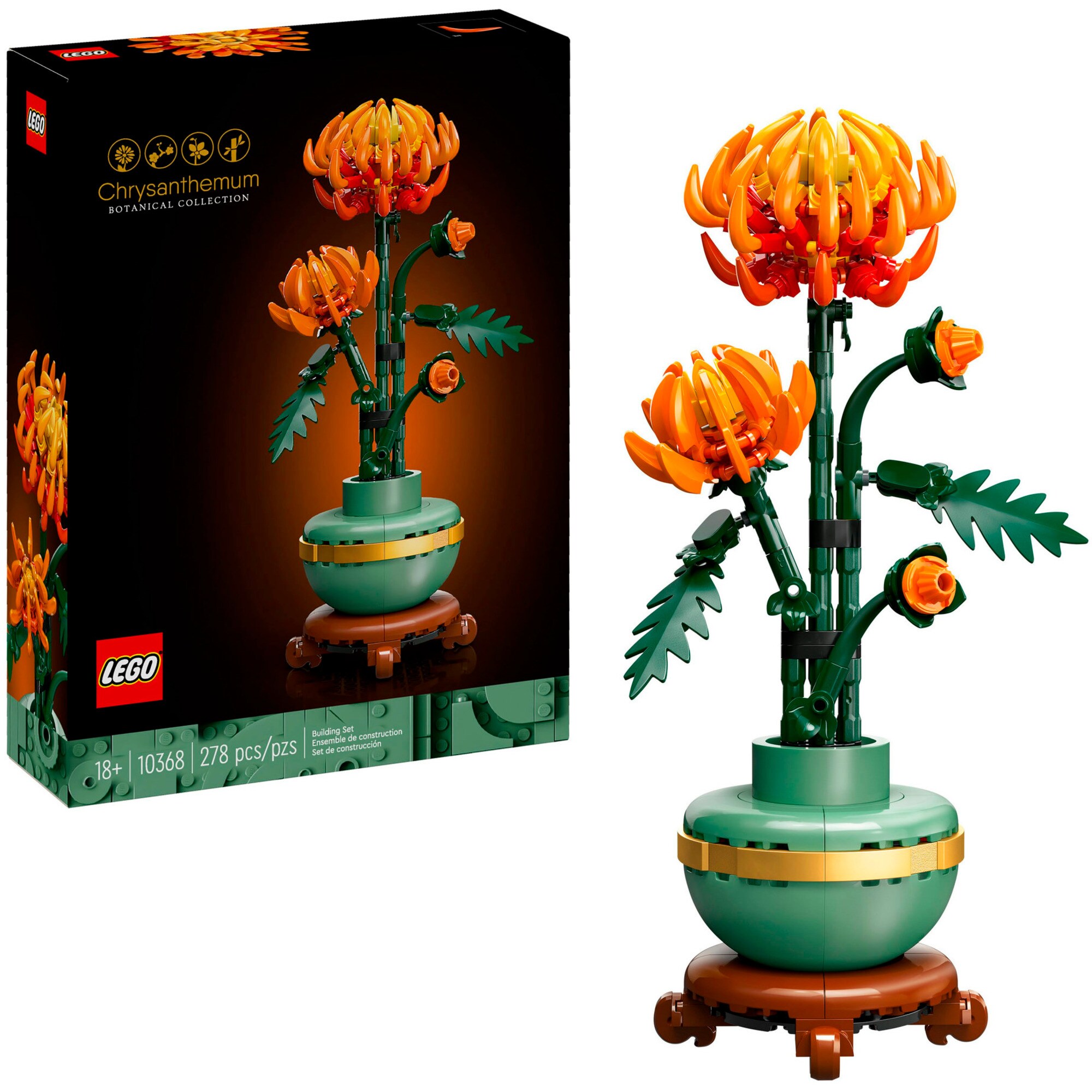 LEGO Konstruktionsspielzeug Icons Chrysantheme - Bild 1