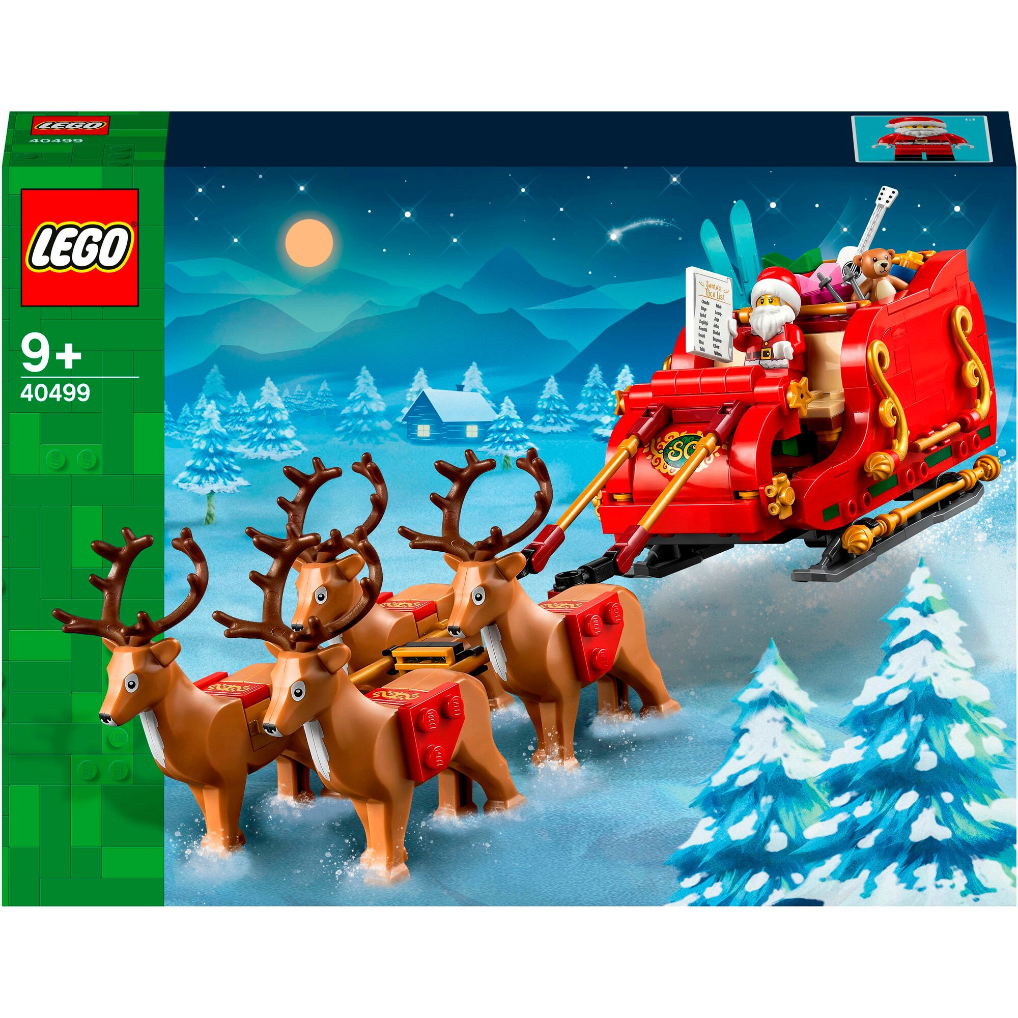LEGO Konstruktionsspielzeug Iconic Schlitten des Weihnachtsmanns - Bild 1