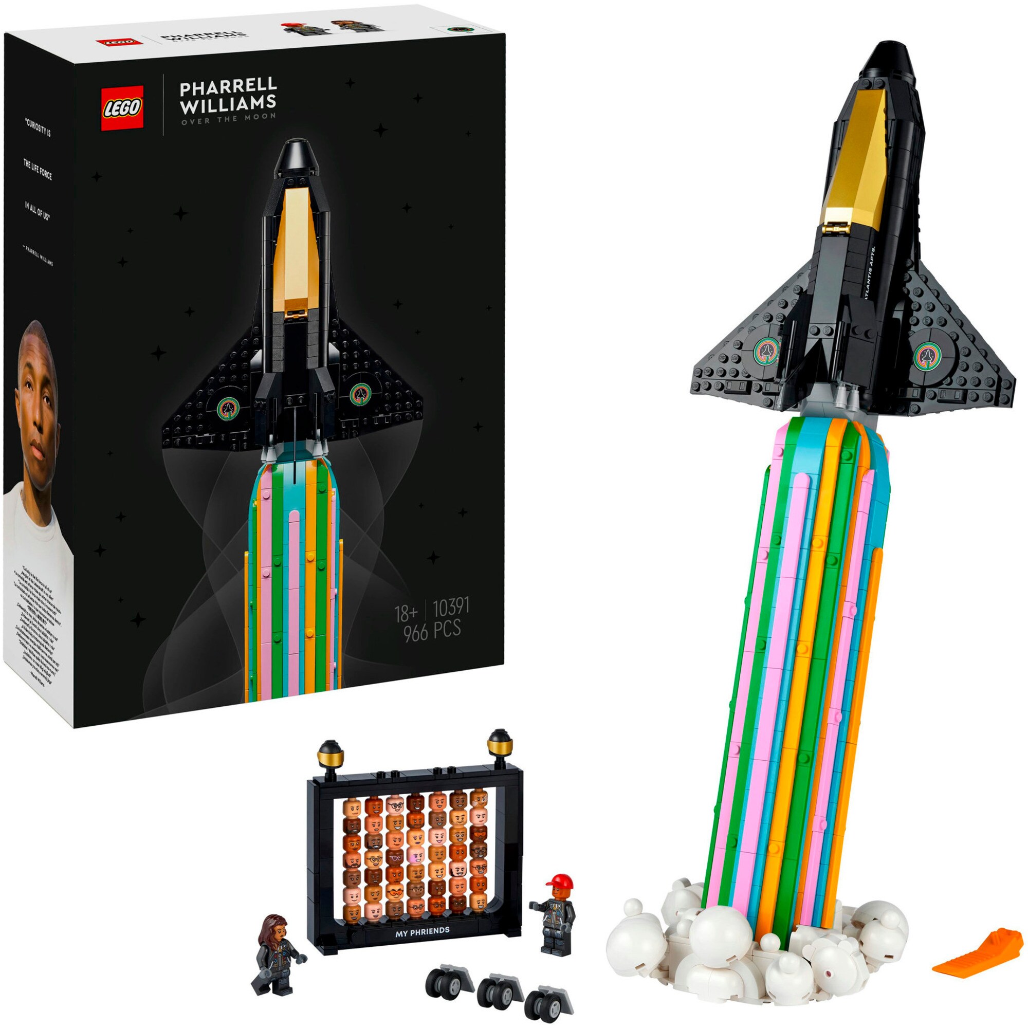 LEGO Konstruktionsspielzeug Icons &Uuml;ber dem Mond mit Pharrell Williams - Bild 1