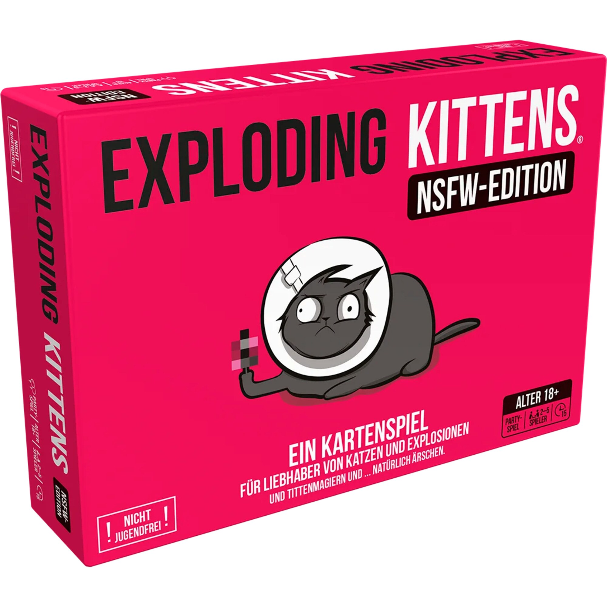 Asmodee Kartenspiel Exploding Kittens - NSFW-Edition - Bild 1