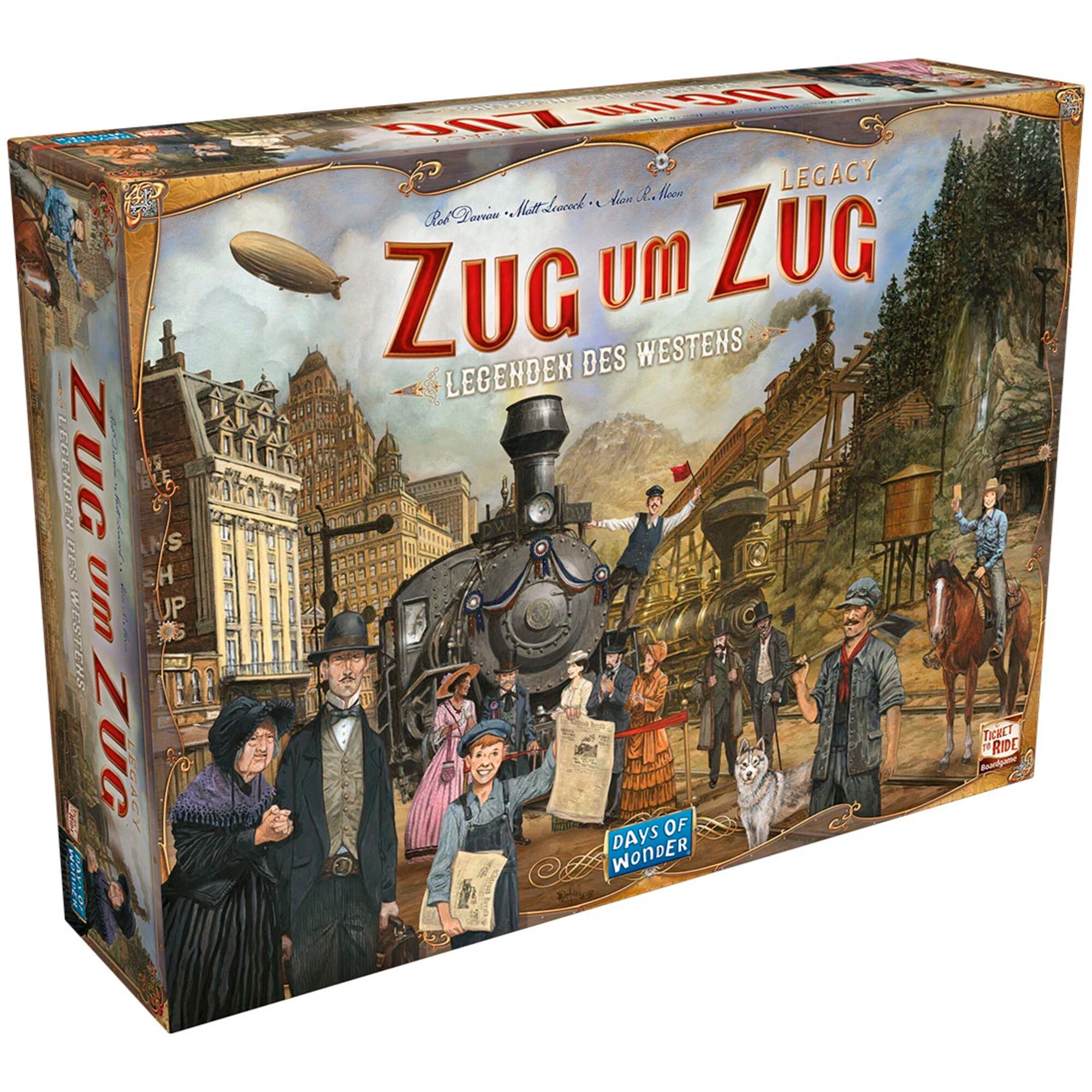 Asmodee Brettspiel Zug um Zug Legacy: Legenden des Westens - Bild 1