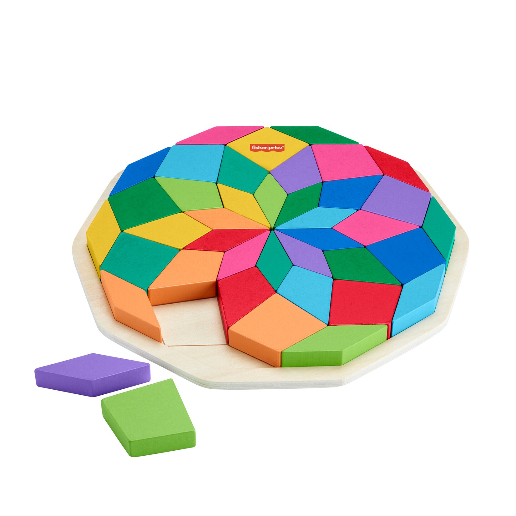 Fisher-Price Puzzle Mandalapuzzle aus Holz | 00194735238460