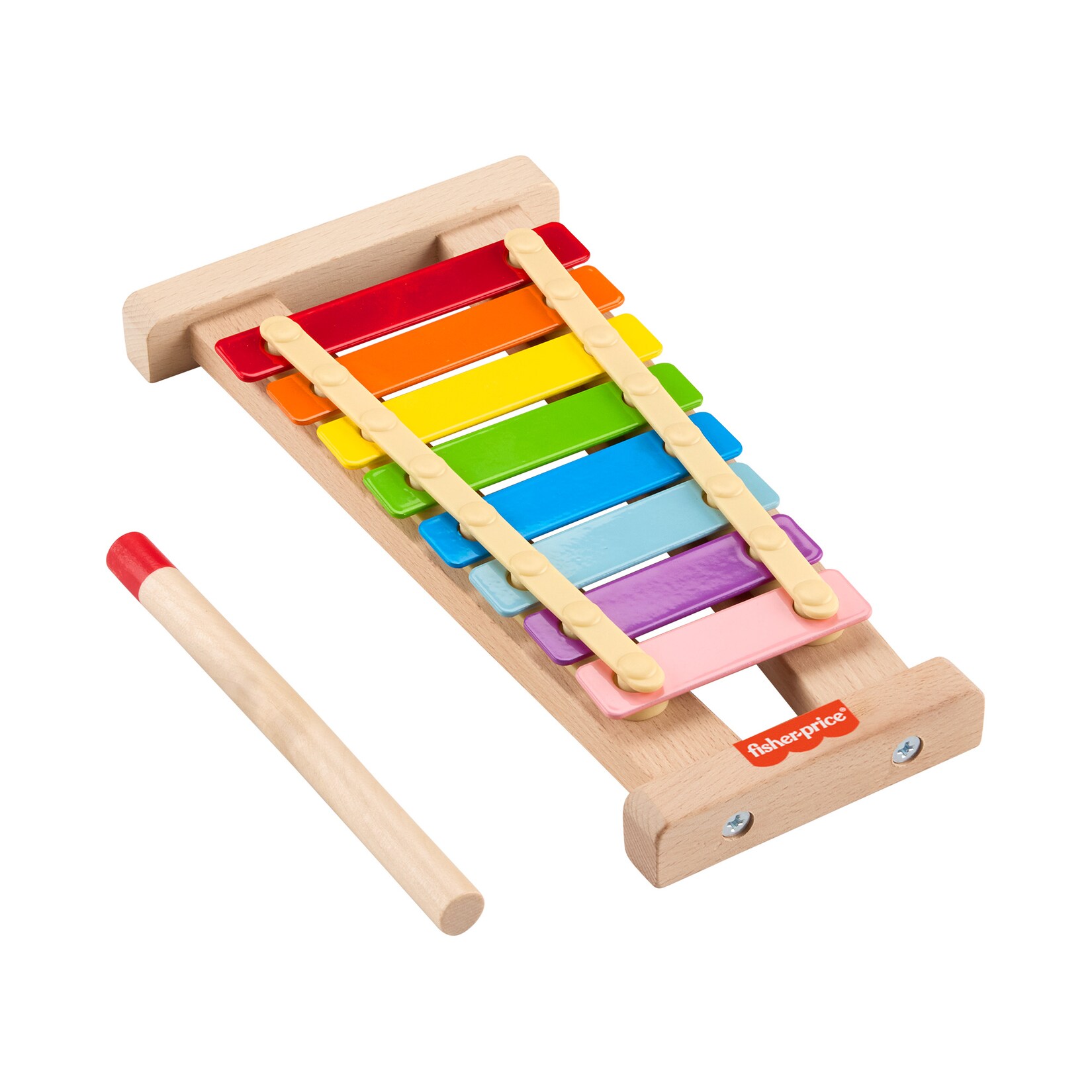 Fisher-Price Musikspielzeug Holz-Xylophon Musikinstrument für Kleinkinder | 00194735238484