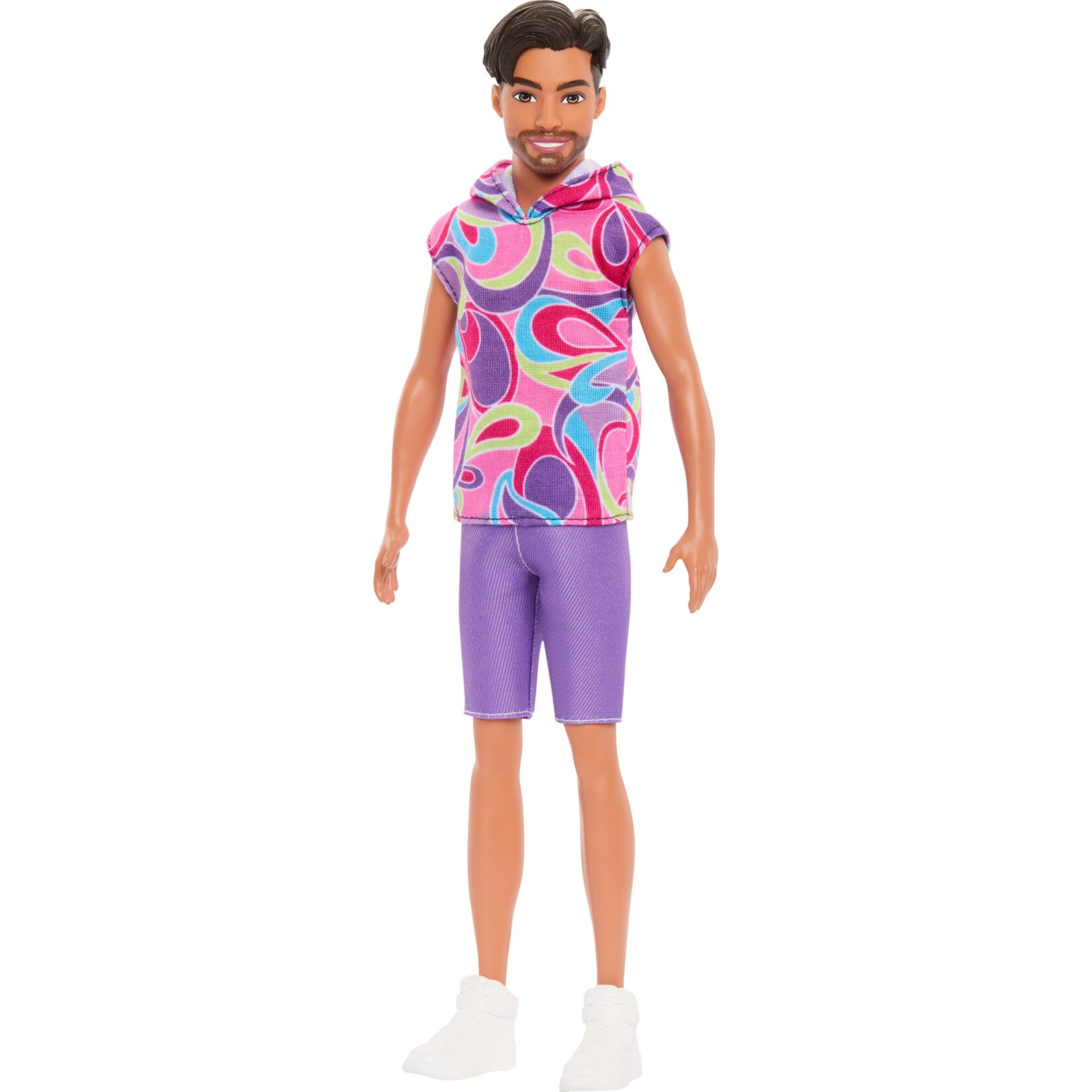 Barbie Puppe Barbie Fashionistas Ken-Puppe #227 brünette Modepuppe im Totally Hair Look | 00194735176717