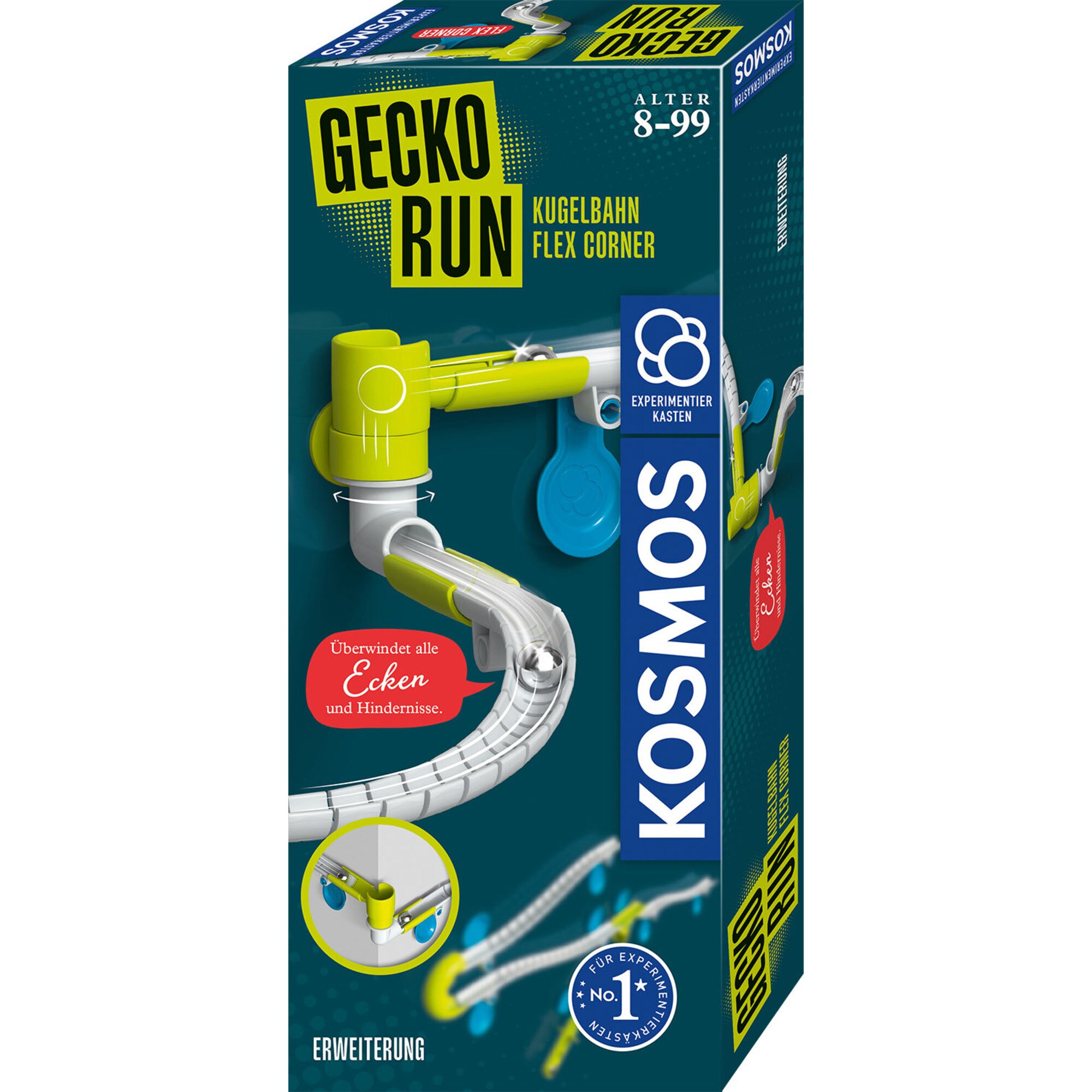 Kosmos Kugelbahn Gecko Run - Flex Corner - Bild 1