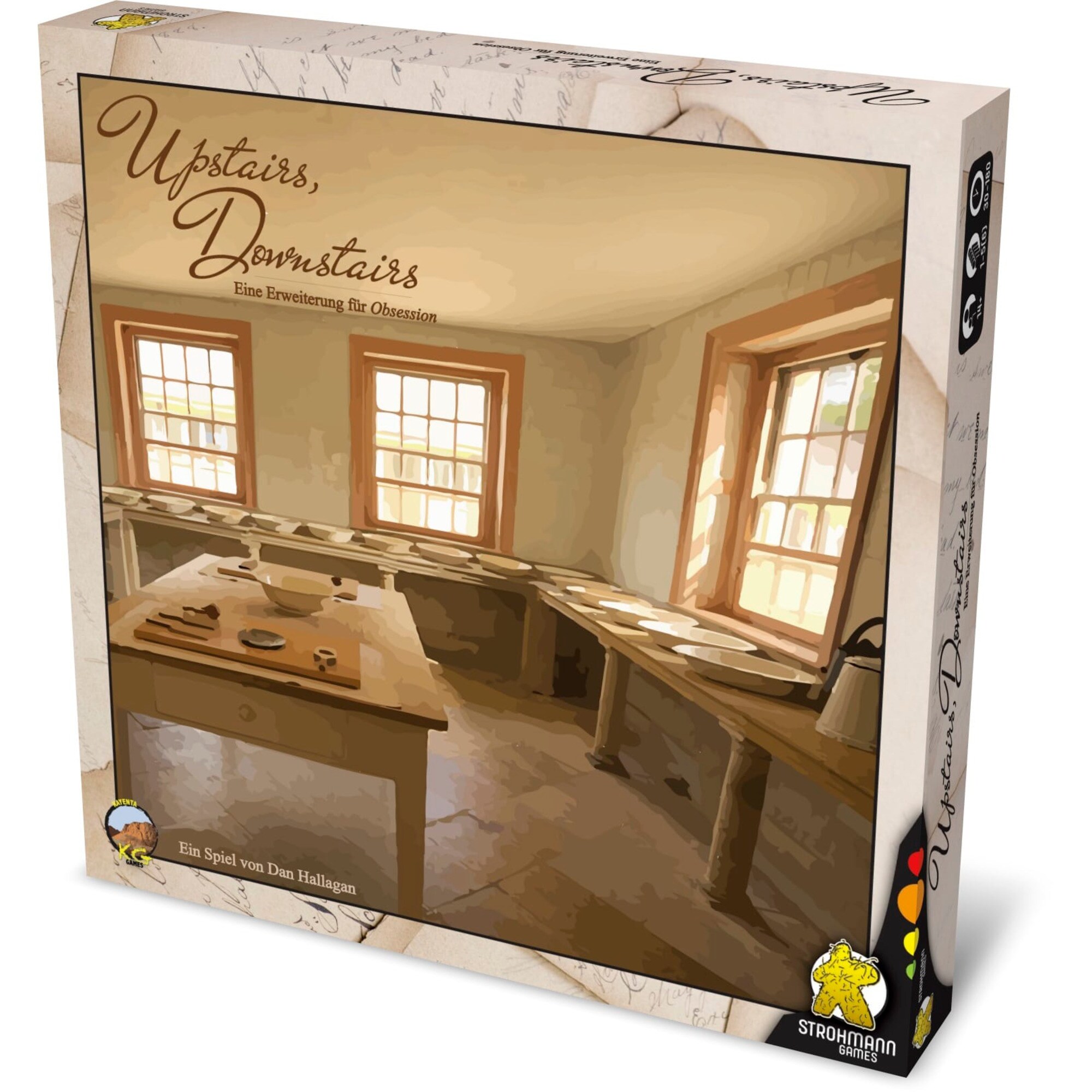 Pegasus Brettspiel Obsession - Upstairs, Downstairs - Bild 1