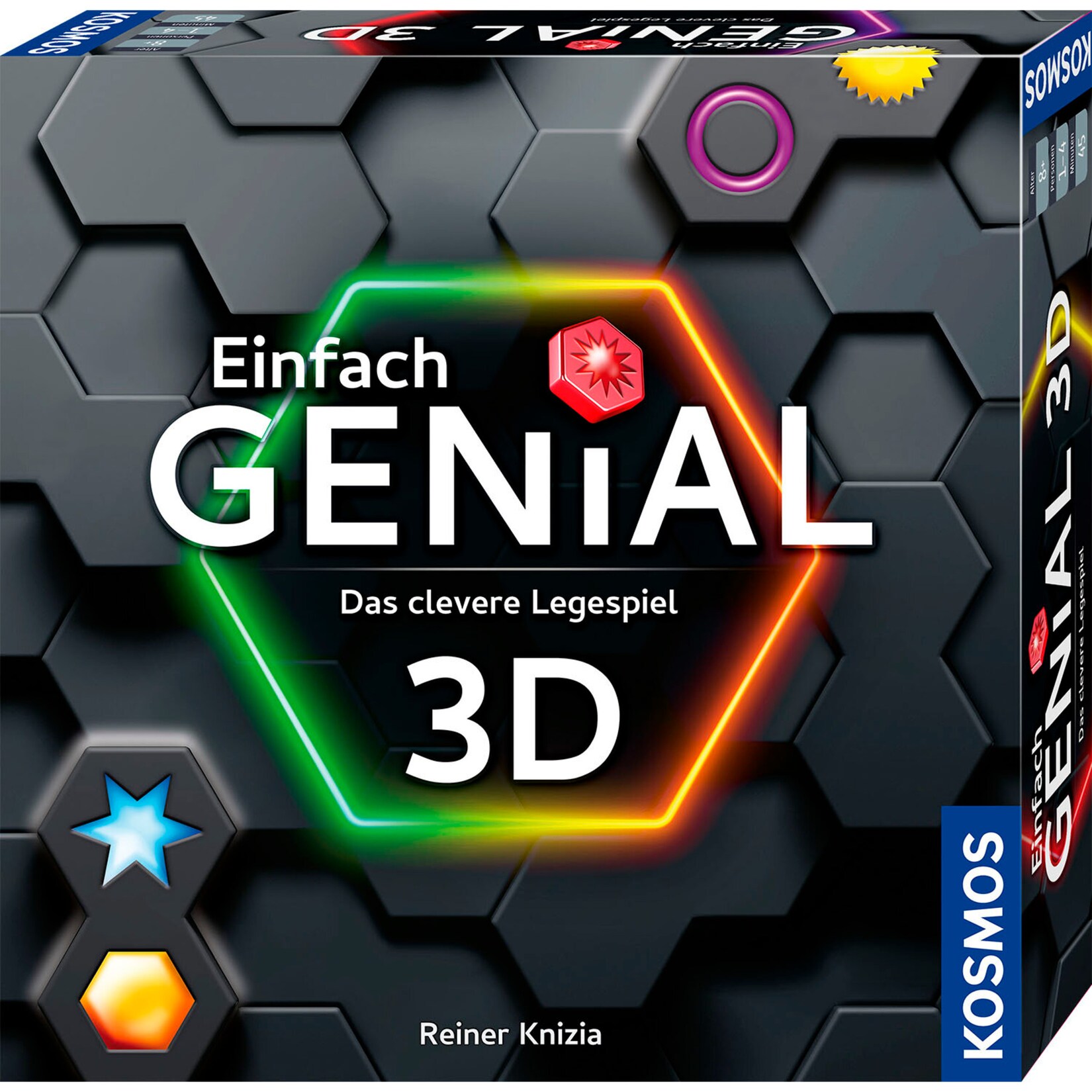 Kosmos Brettspiel Einfach Genial 3D | 04002051684006