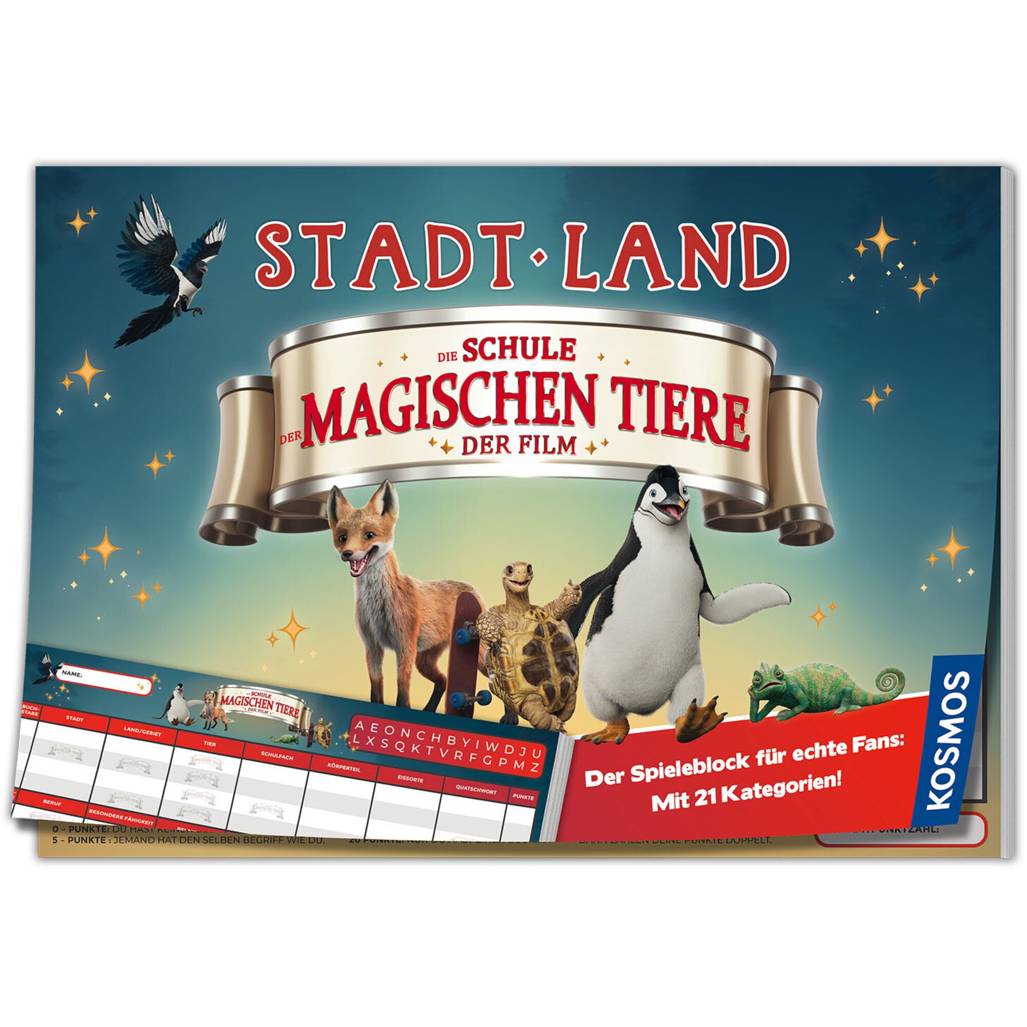 Kosmos Gesellschaftsspiel Stadt - Land - Die Schule der magischen Tiere - Bild 1