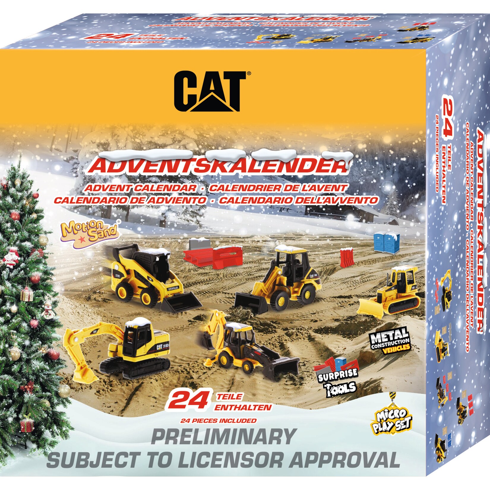 Carrera Spielfahrzeug CAT Micro Adventskalender | 09003150143321