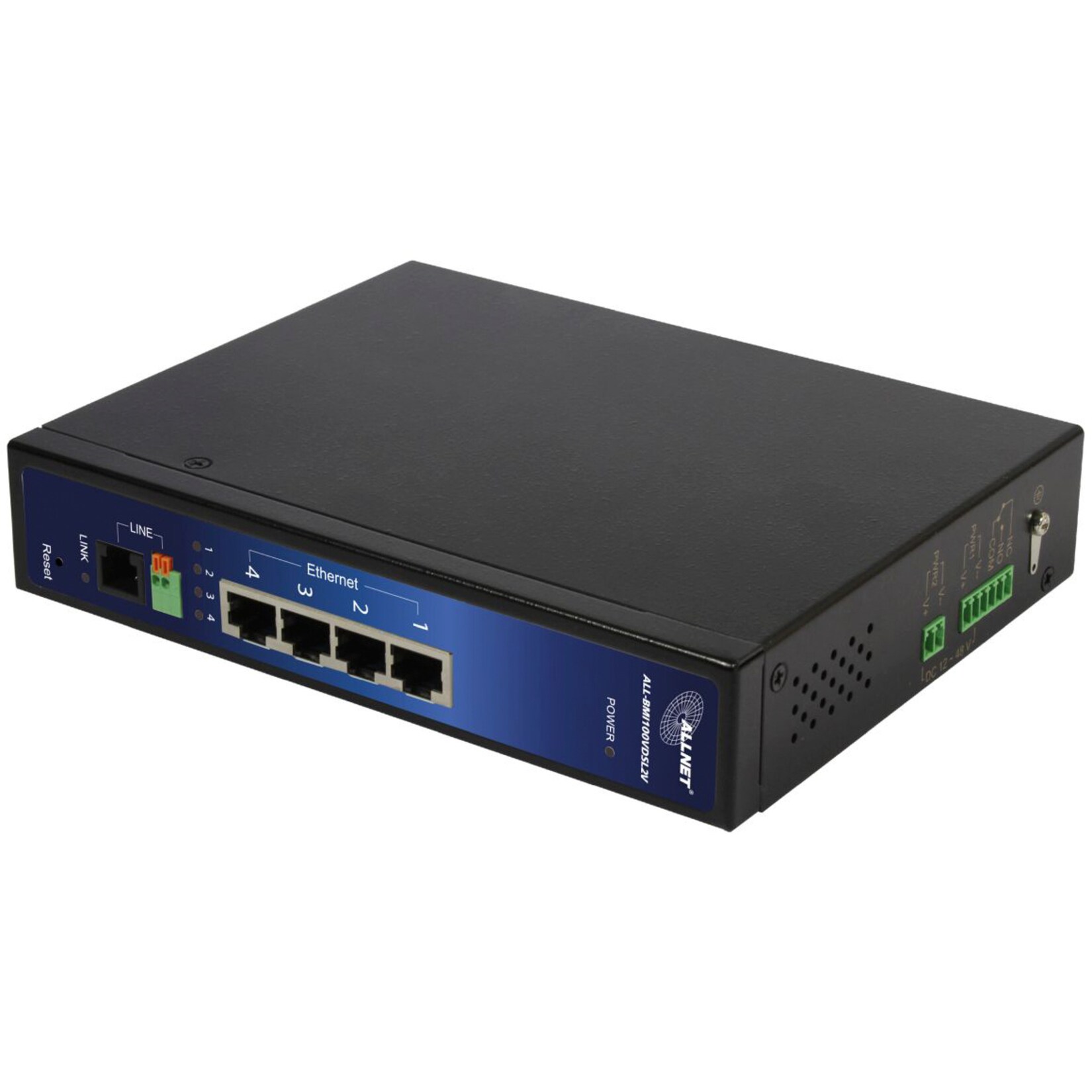 Allnet Modem ISP Bridge Modem VDSL2 mit Vectoring Industrial IP30 | 04038816172754
