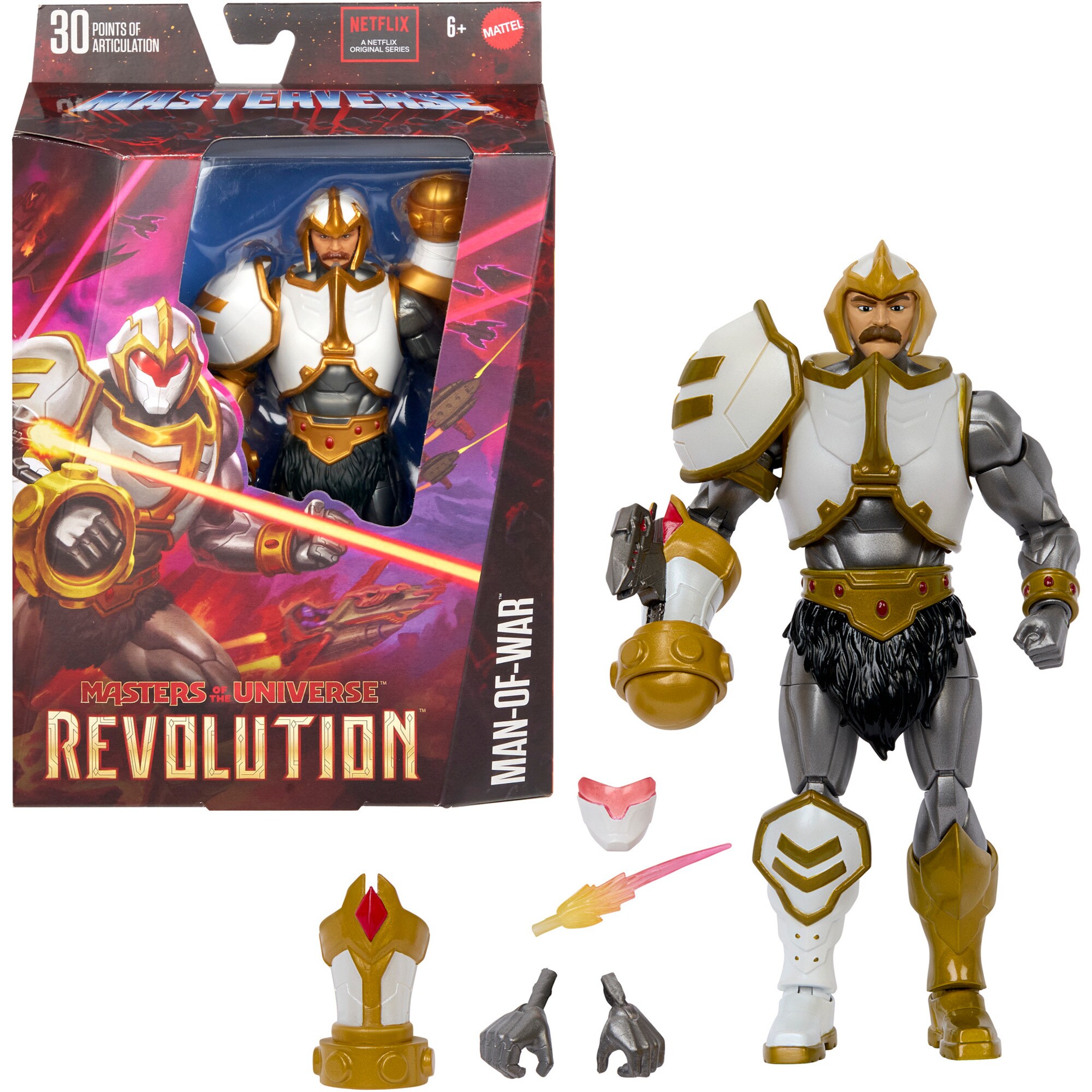 Mattel Spielfigur Masters of the Universe Masterverse Revolution Man-Of-War Duncan - Bild 1