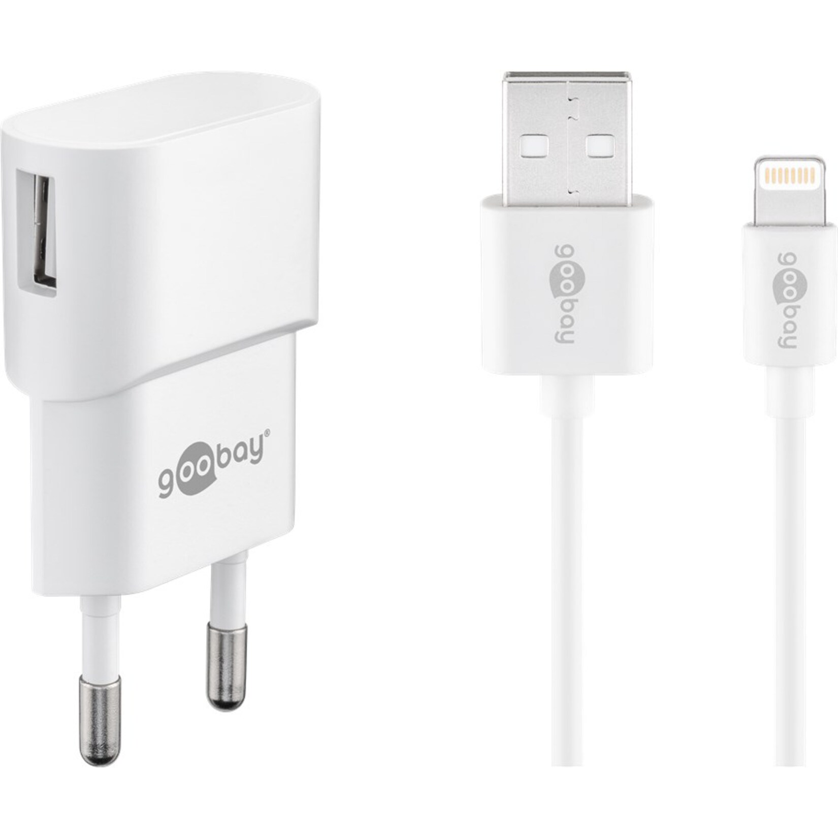 goobay Ladegerät Apple Lightning Ladeset 5 Watt | 04040849452956