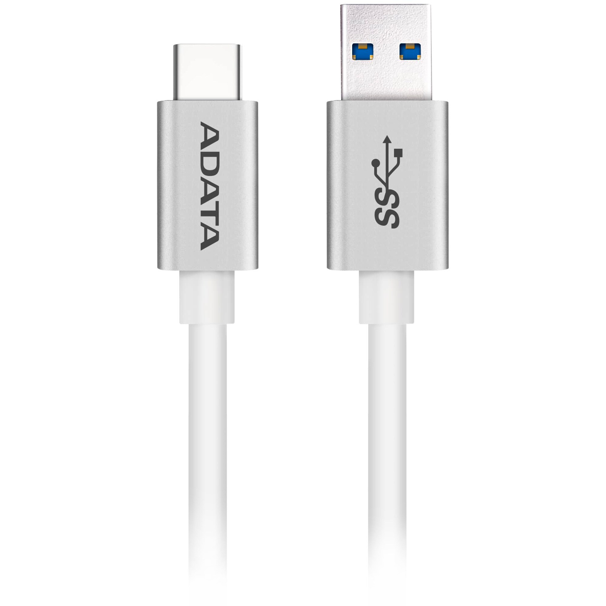 ADATA Kabel USB 3.2 Gen 1 Kabel, USB-A Stecker > USB-C Stecker silver - Bild 1
