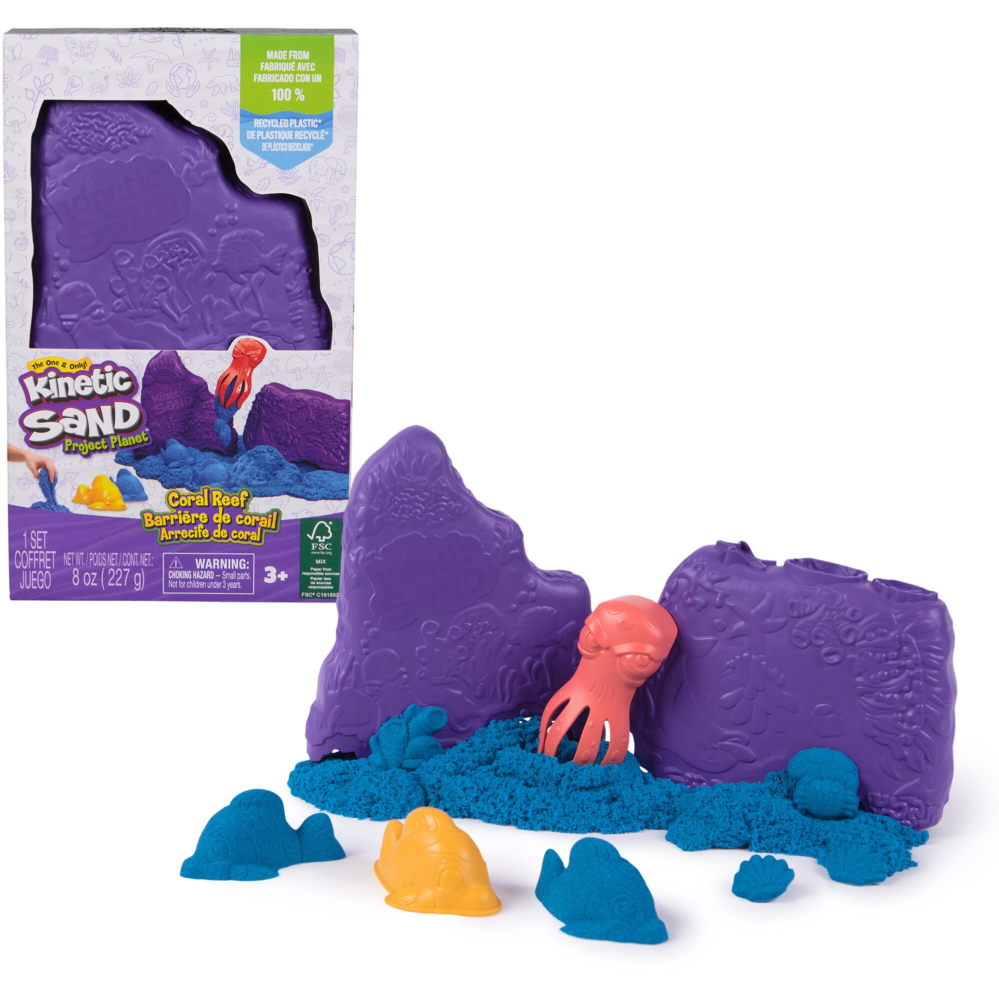 Kinetic Sand Spielsand Kinetic Sand Project Planet - Korallen Riff Set - Bild 1