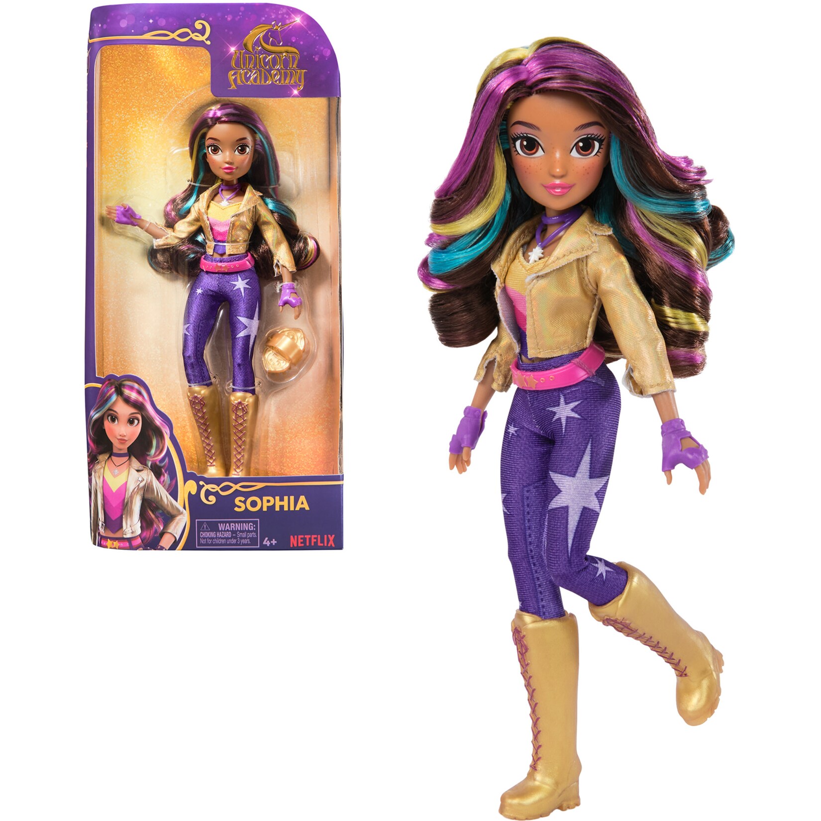 Unicorn Academy Puppe Unicorn Academy - Ankleidepuppe Sophia
