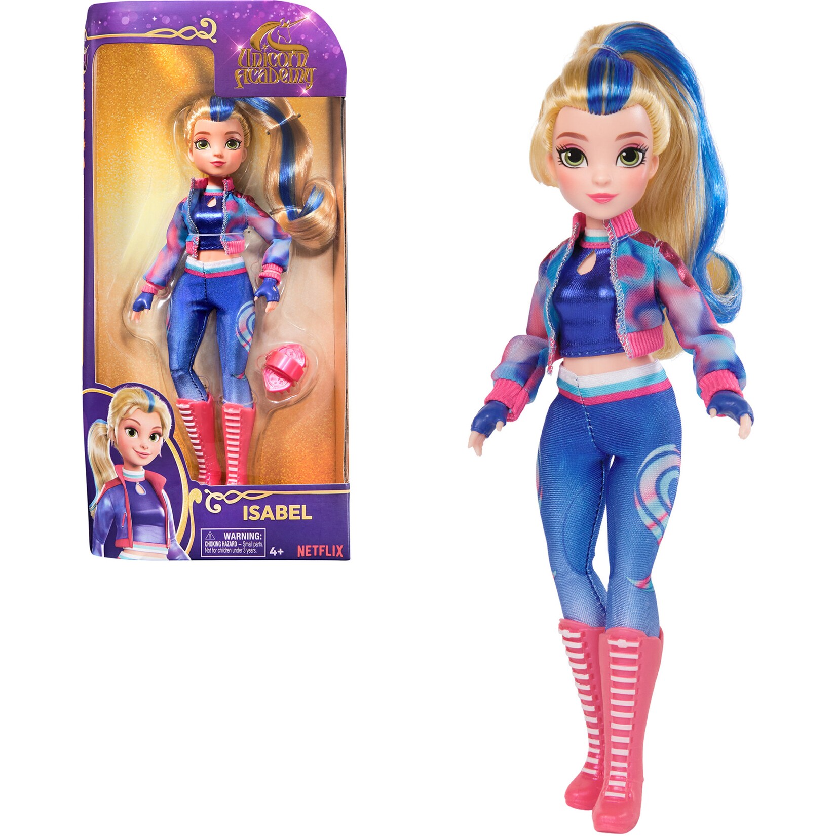 Unicorn Academy Puppe Unicorn Academy - Ankleidepuppe Isabel
