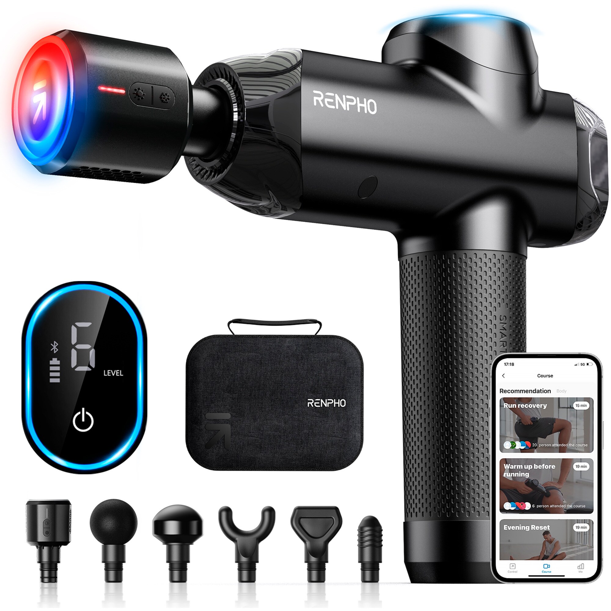 Renpho Massageger&auml;t Power+ Thermacool Massage Gun - Bild 1