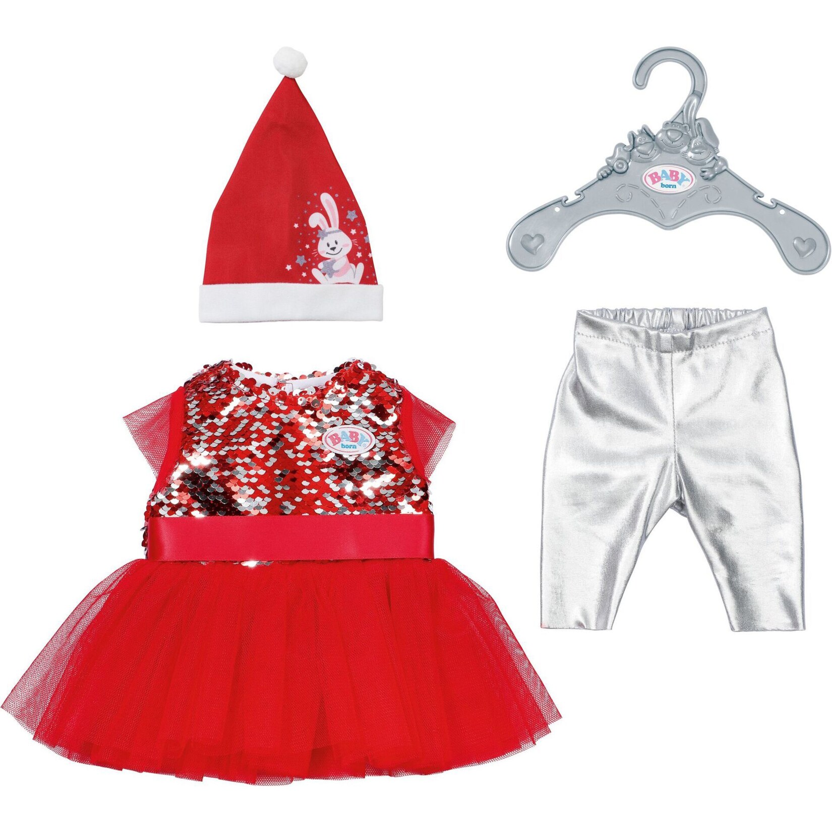 ZAPF Creation Puppenzubehör BABY born® Weihnachtsoutfit 43cm | 04001167836118
