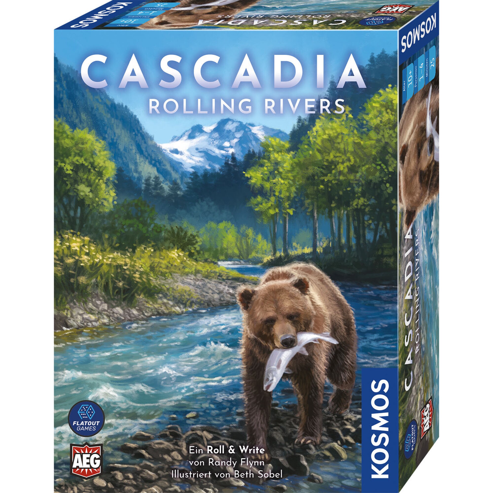 Kosmos Brettspiel Cascadia Rolling Rivers - Bild 1