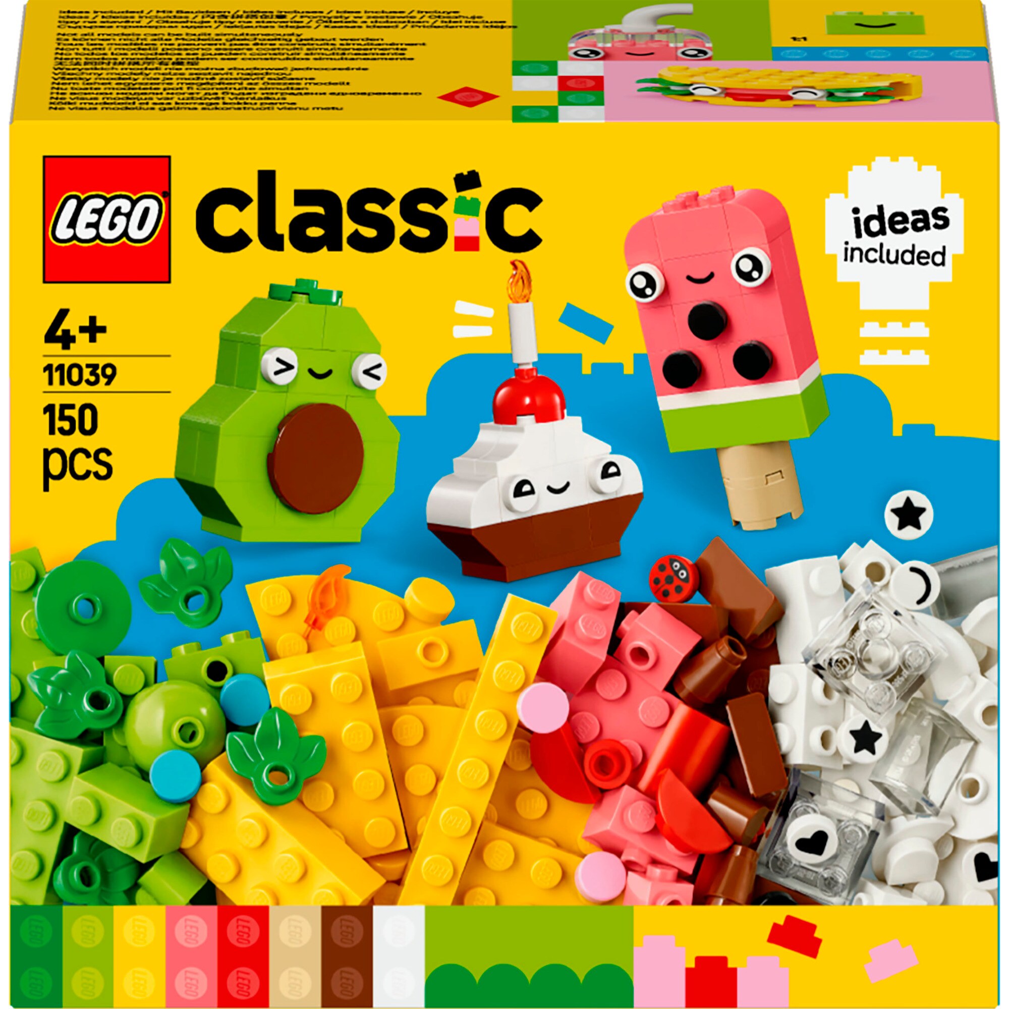 LEGO Konstruktionsspielzeug Classic Kreativer Snack Bauspa&szlig; - Bild 1