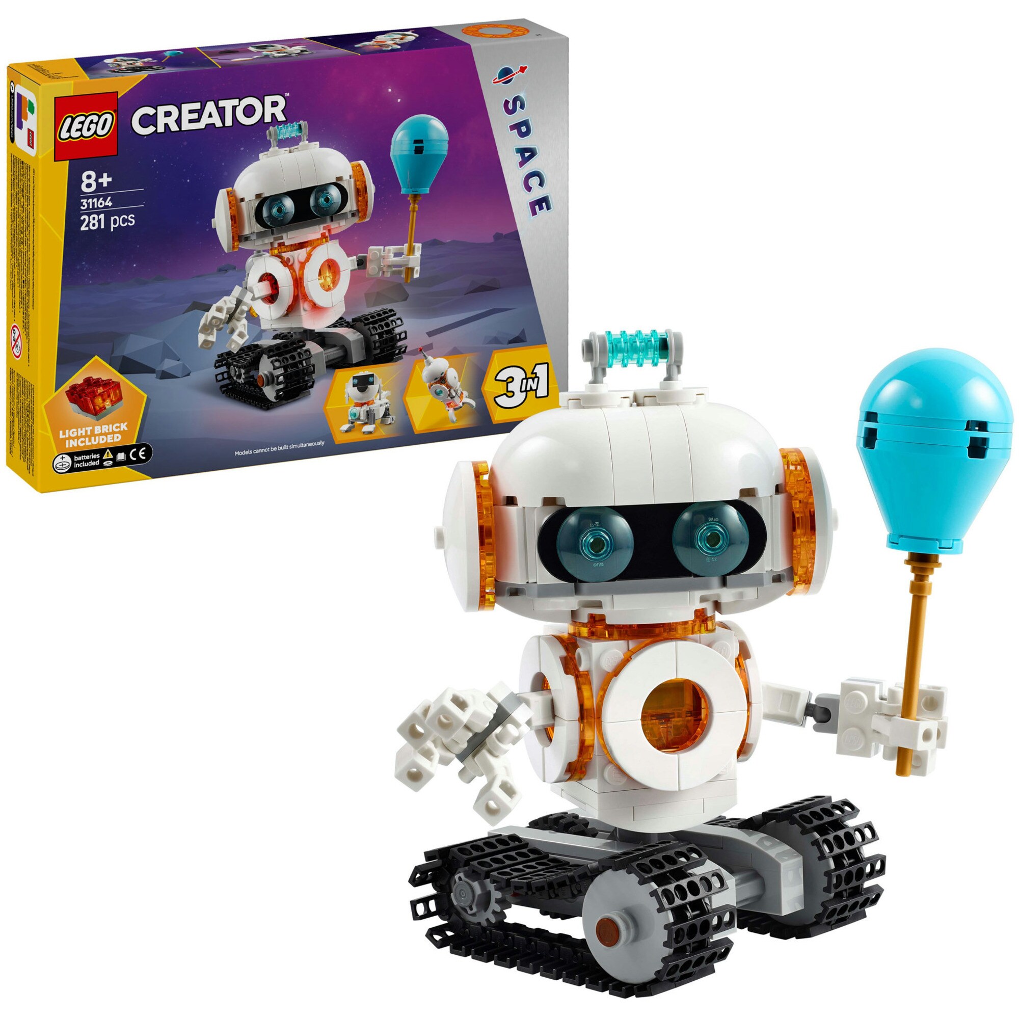 LEGO Konstruktionsspielzeug Creator 3- in-1 Weltraum-Roboter - Bild 1