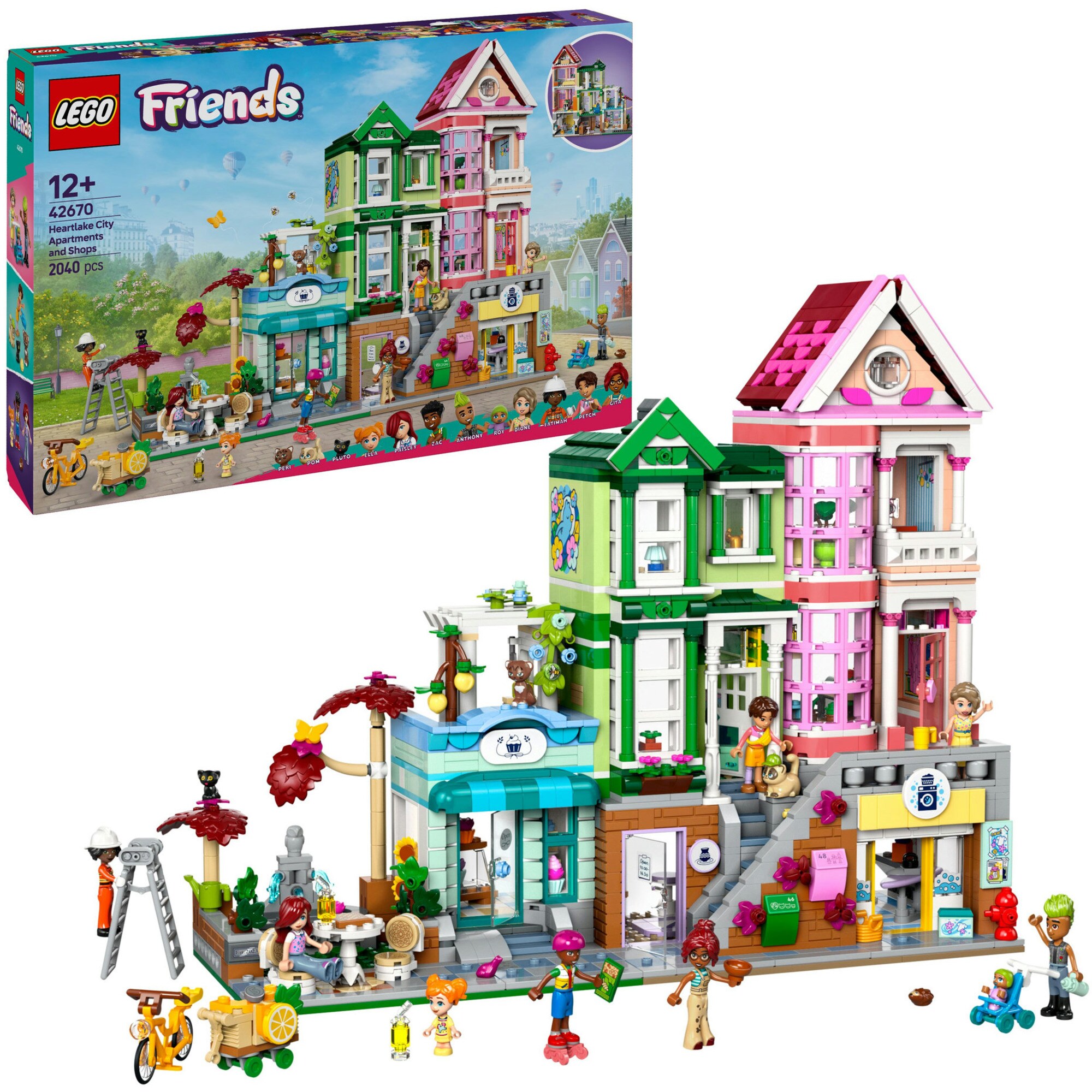 LEGO Konstruktionsspielzeug Friends Heartlake City Wohn- und Einkaufsstra&szlig;e - Bild 1
