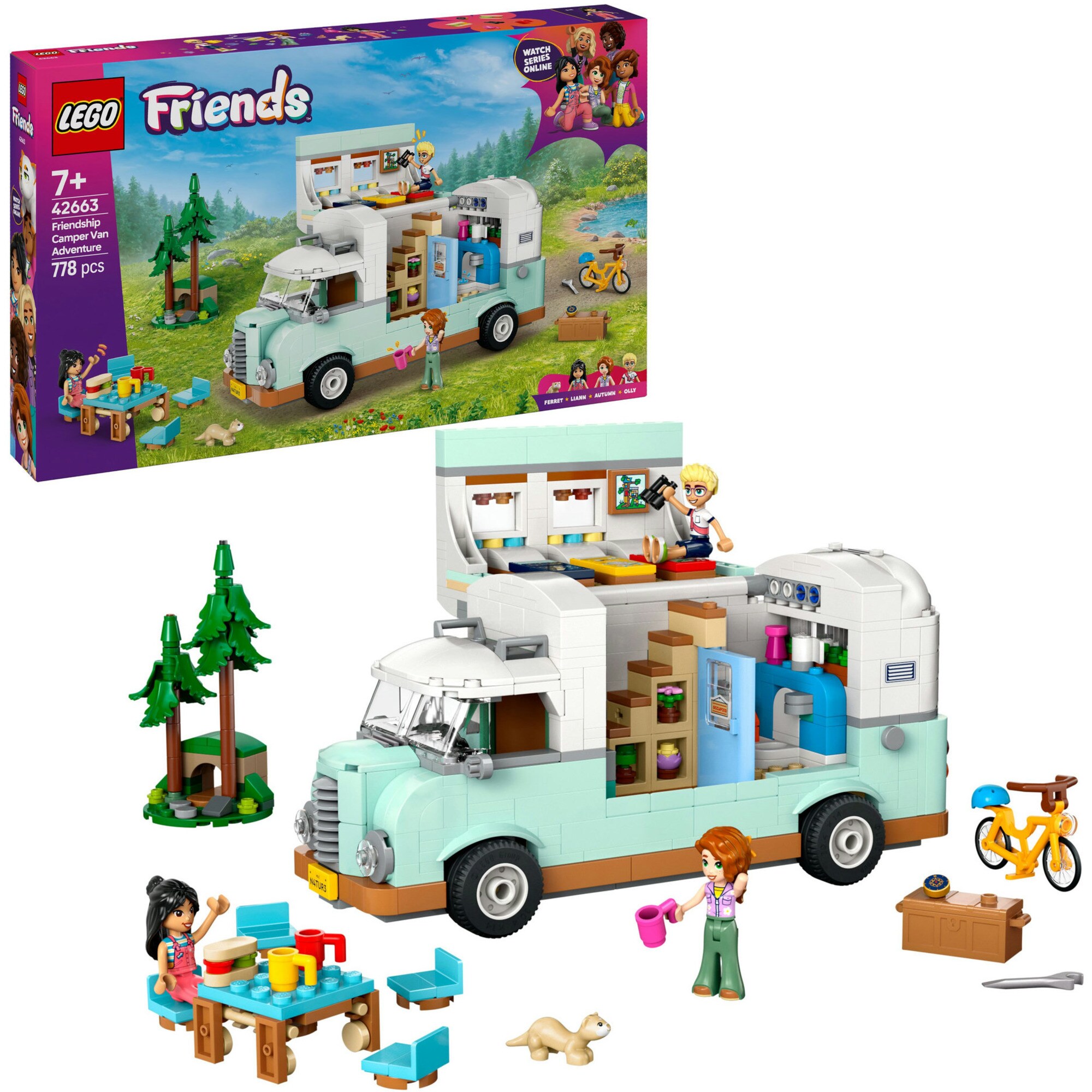 LEGO Konstruktionsspielzeug Friends Wohnmobil - Bild 1