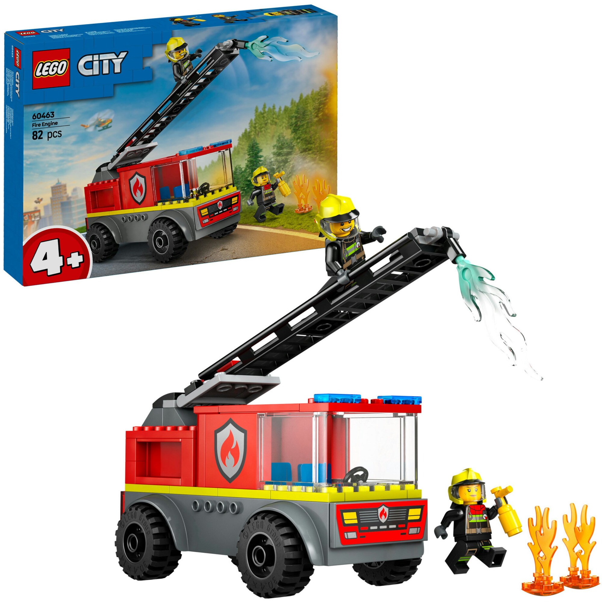 LEGO Konstruktionsspielzeug City Feuerwehrleiterfahrzeug - Bild 1