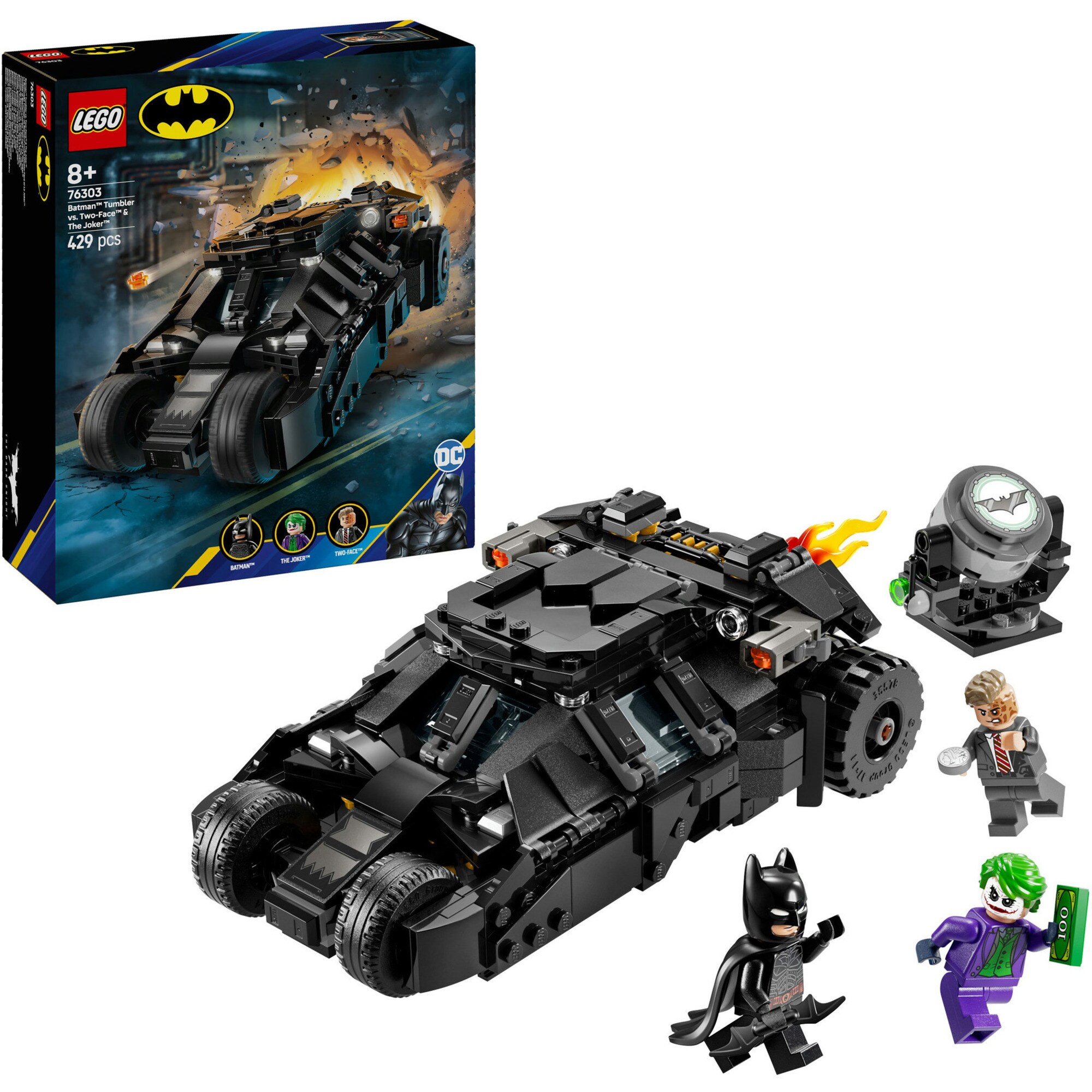 LEGO Konstruktionsspielzeug DC Super Heroes Batman Tumbler vs. Two Face & The Joker - Bild 1