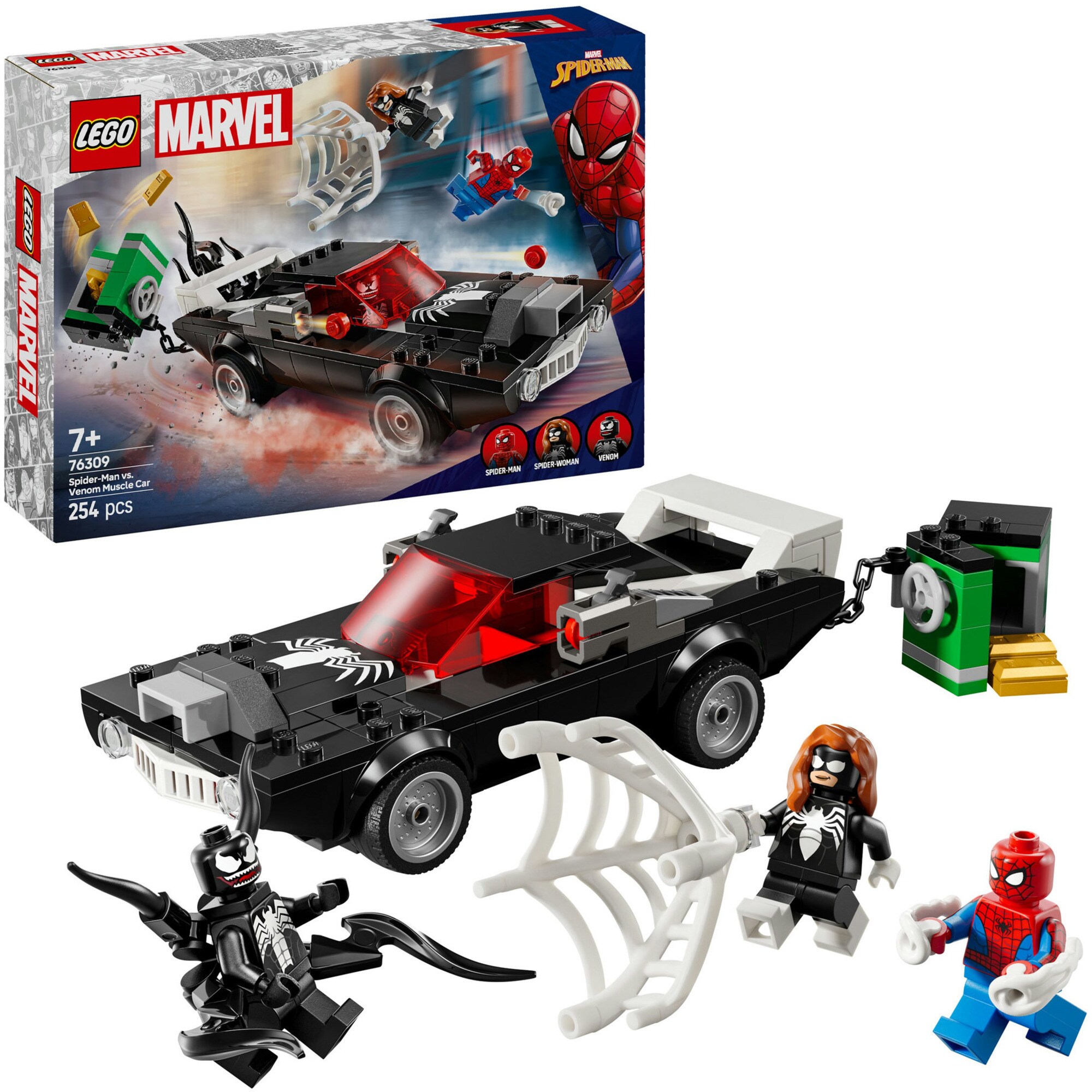 LEGO Konstruktionsspielzeug Marvel Super Heroes Spider-Man vs. Venom Muscle-Car - Bild 1