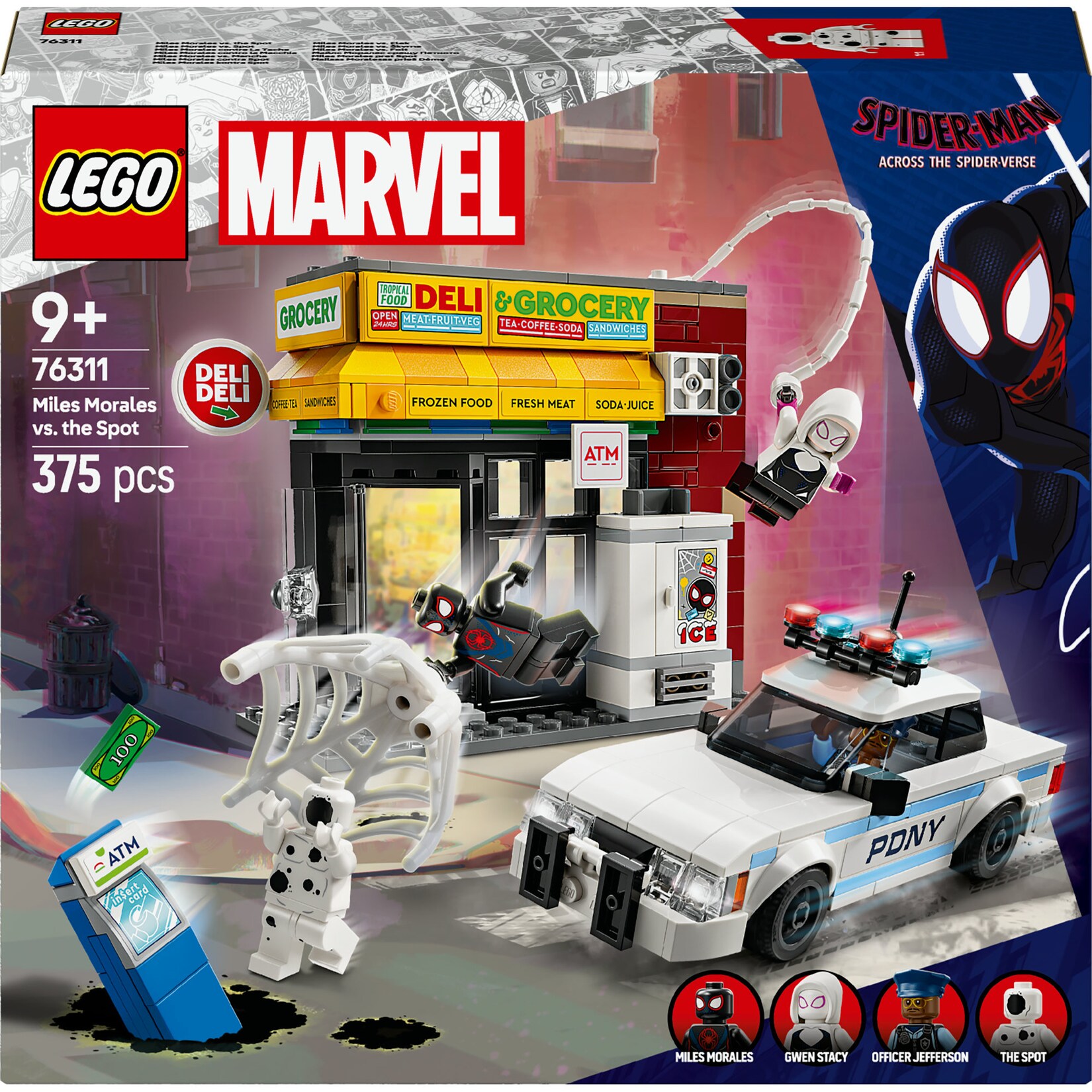 LEGO Konstruktionsspielzeug Marvel Super Heroes Spider-Verse: Miles Morales vs Spot | 05702017817842