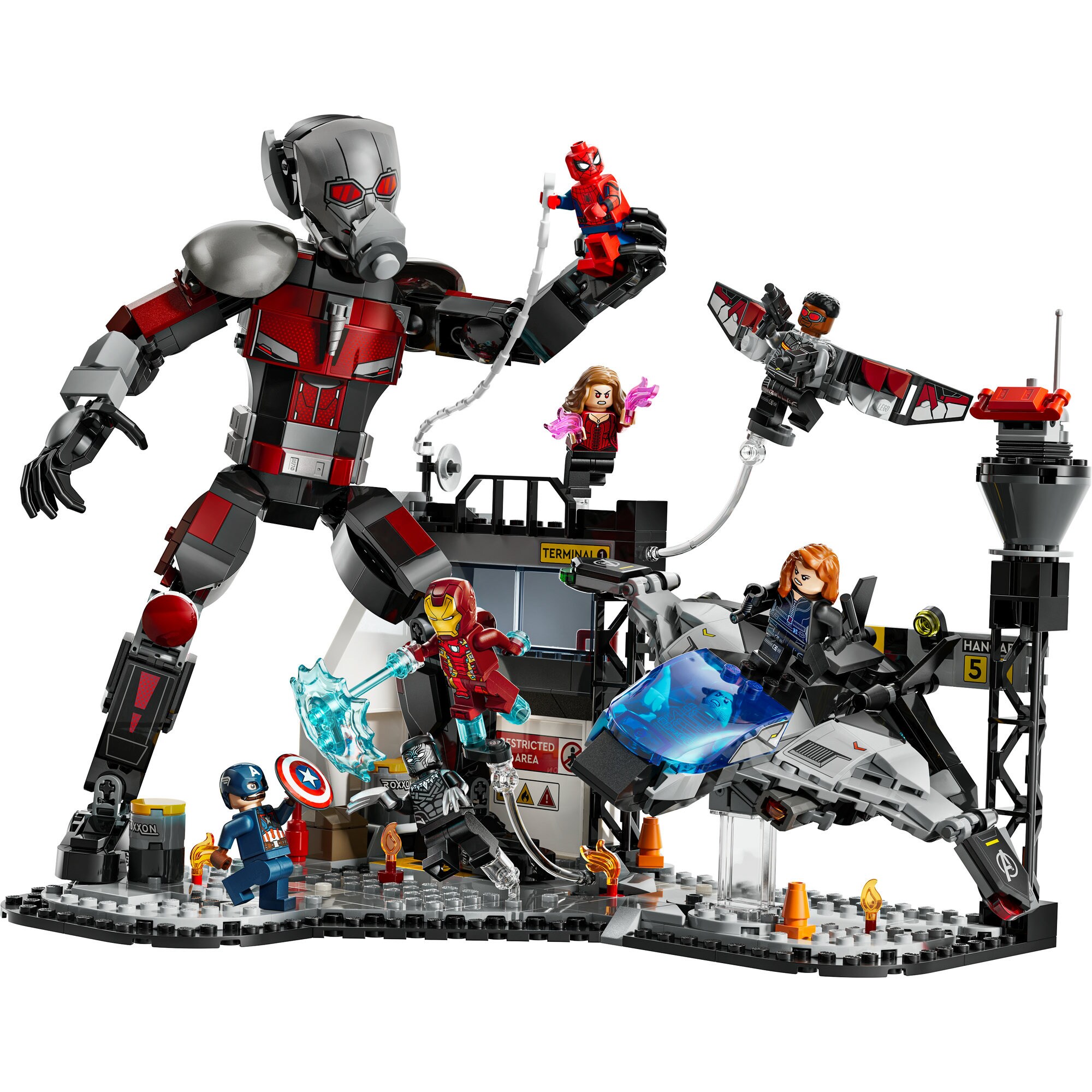 LEGO Konstruktionsspielzeug Marvel Super Heroes Captain America: Civil War Actionduell - Bild 1