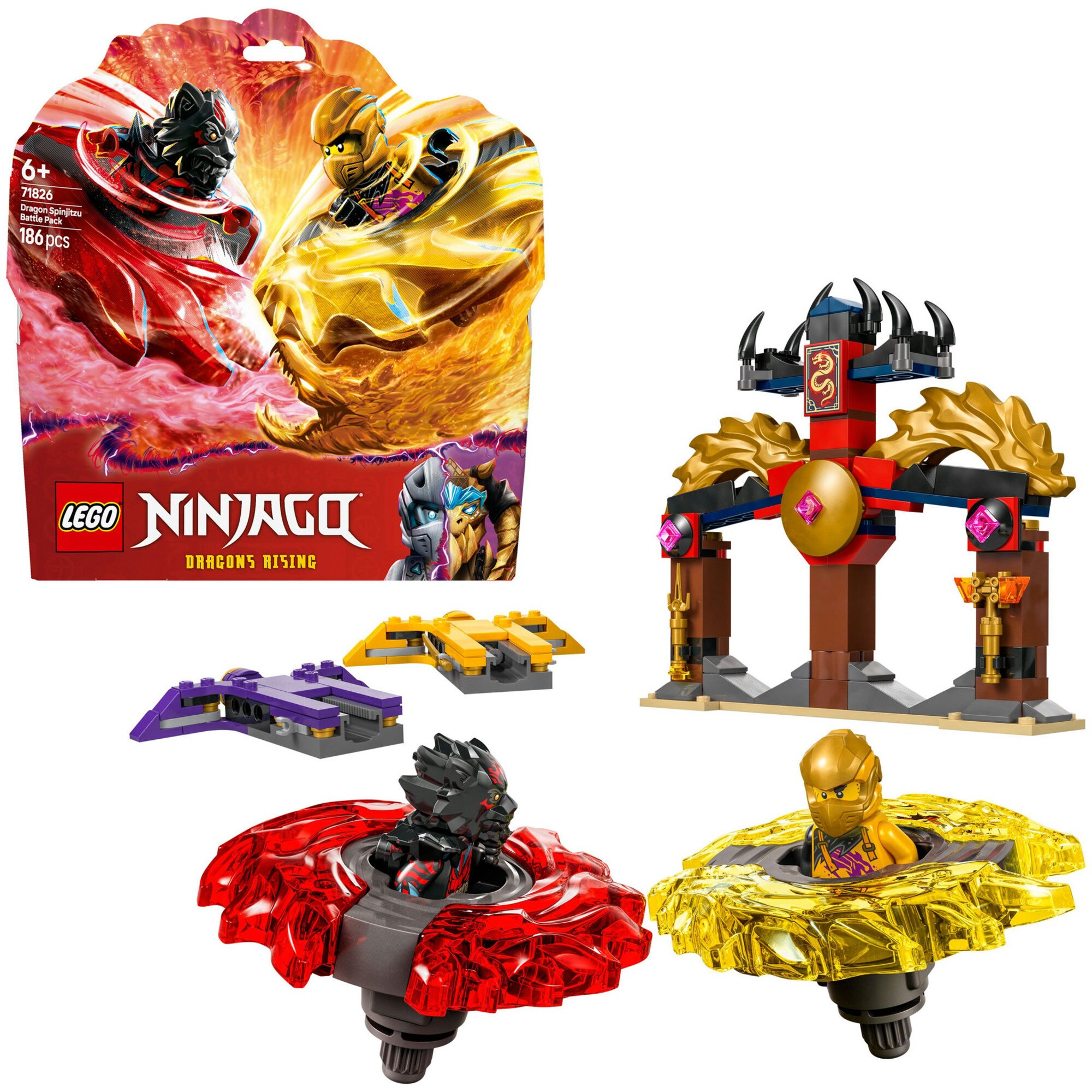 LEGO Konstruktionsspielzeug Ninjago Drachen-Spinjitzu Battle Pack - Bild 1
