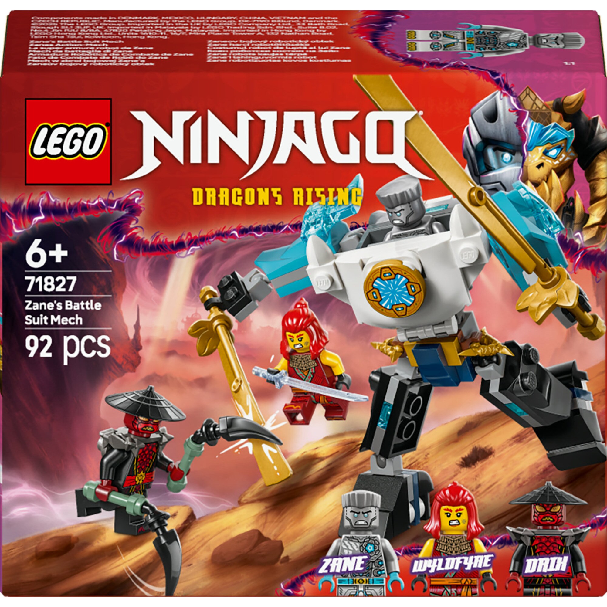 LEGO Konstruktionsspielzeug Ninjago Zanes Action-Mech - Bild 1