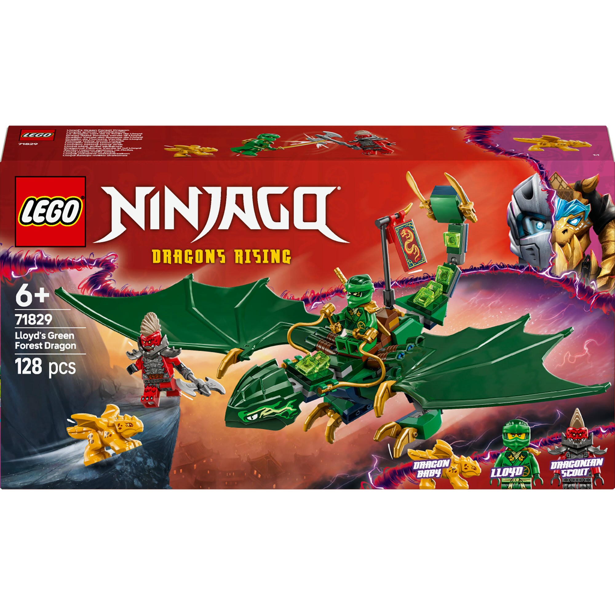 LEGO Konstruktionsspielzeug Ninjago Lloyds gr&uuml;ner Walddrache - Bild 1