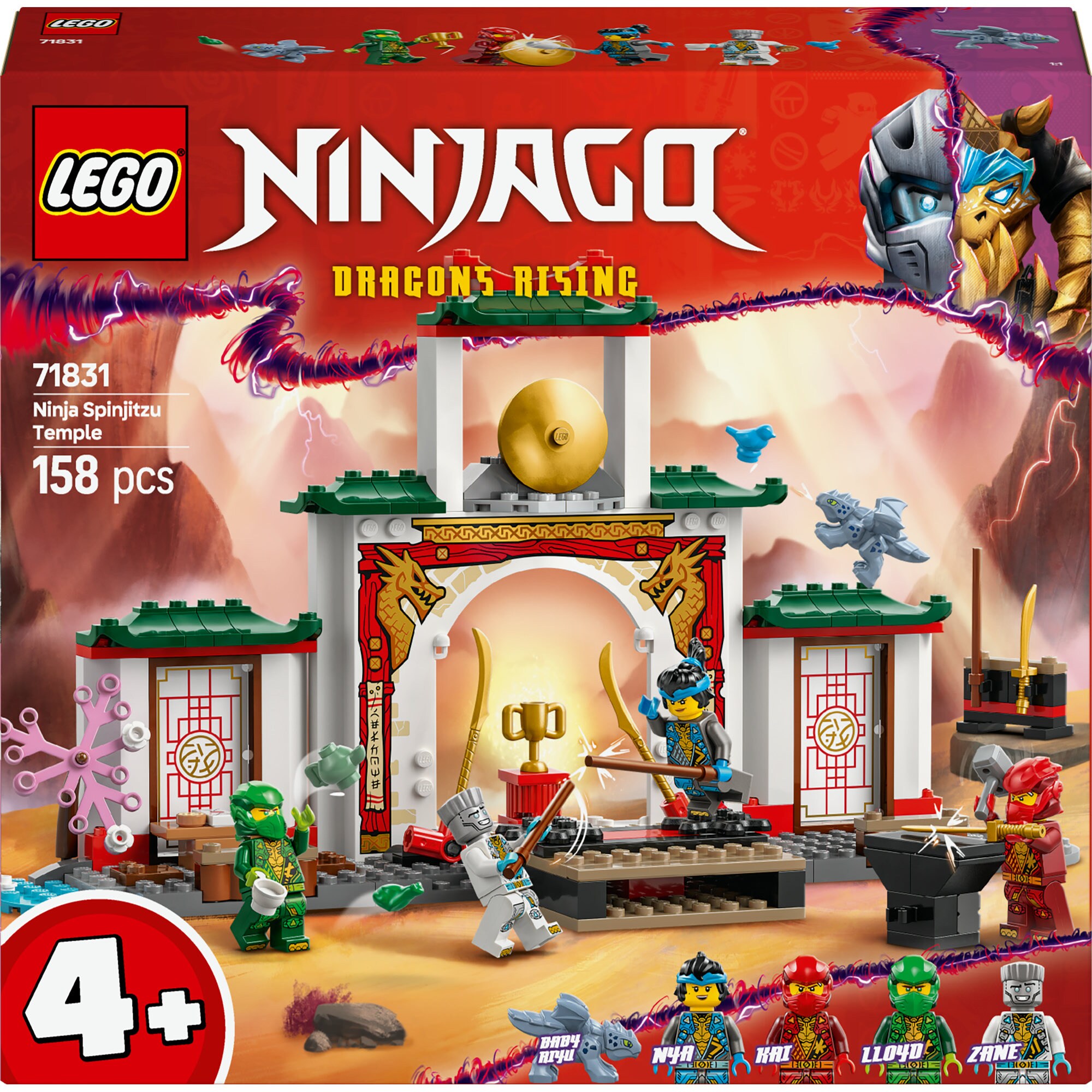 LEGO Konstruktionsspielzeug Ninjago Spinjitzu-Tempel der Ninja - Bild 1