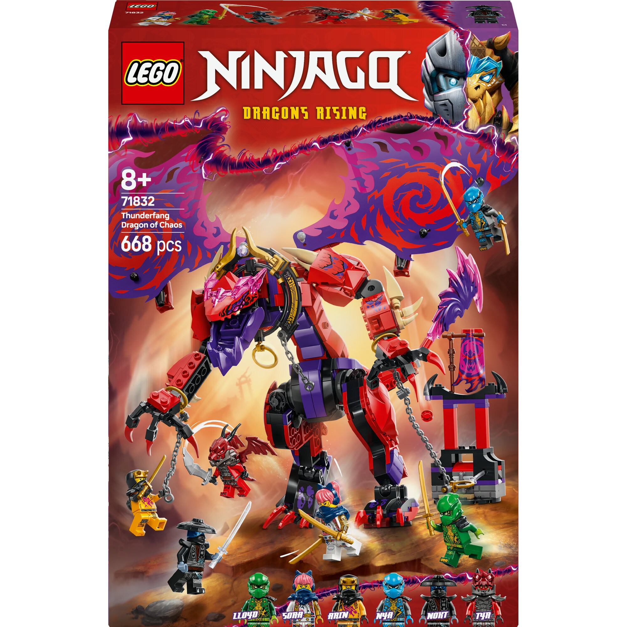 LEGO Konstruktionsspielzeug Ninjago Chaosdrache Donnerzahn - Bild 1