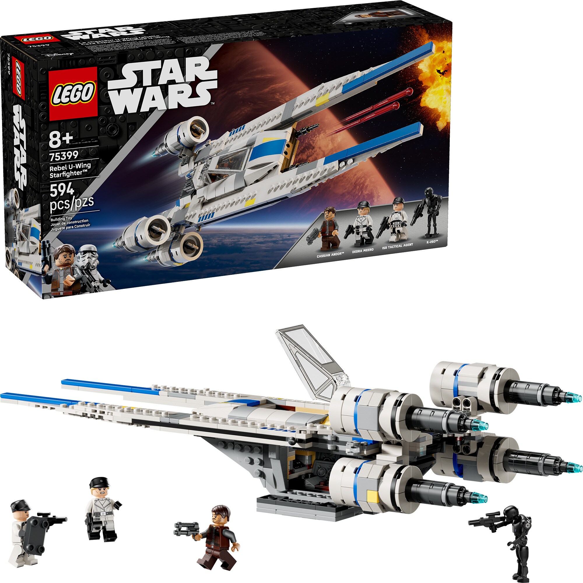 LEGO Konstruktionsspielzeug Star Wars Rebel U-Wing Starfighter - Bild 1