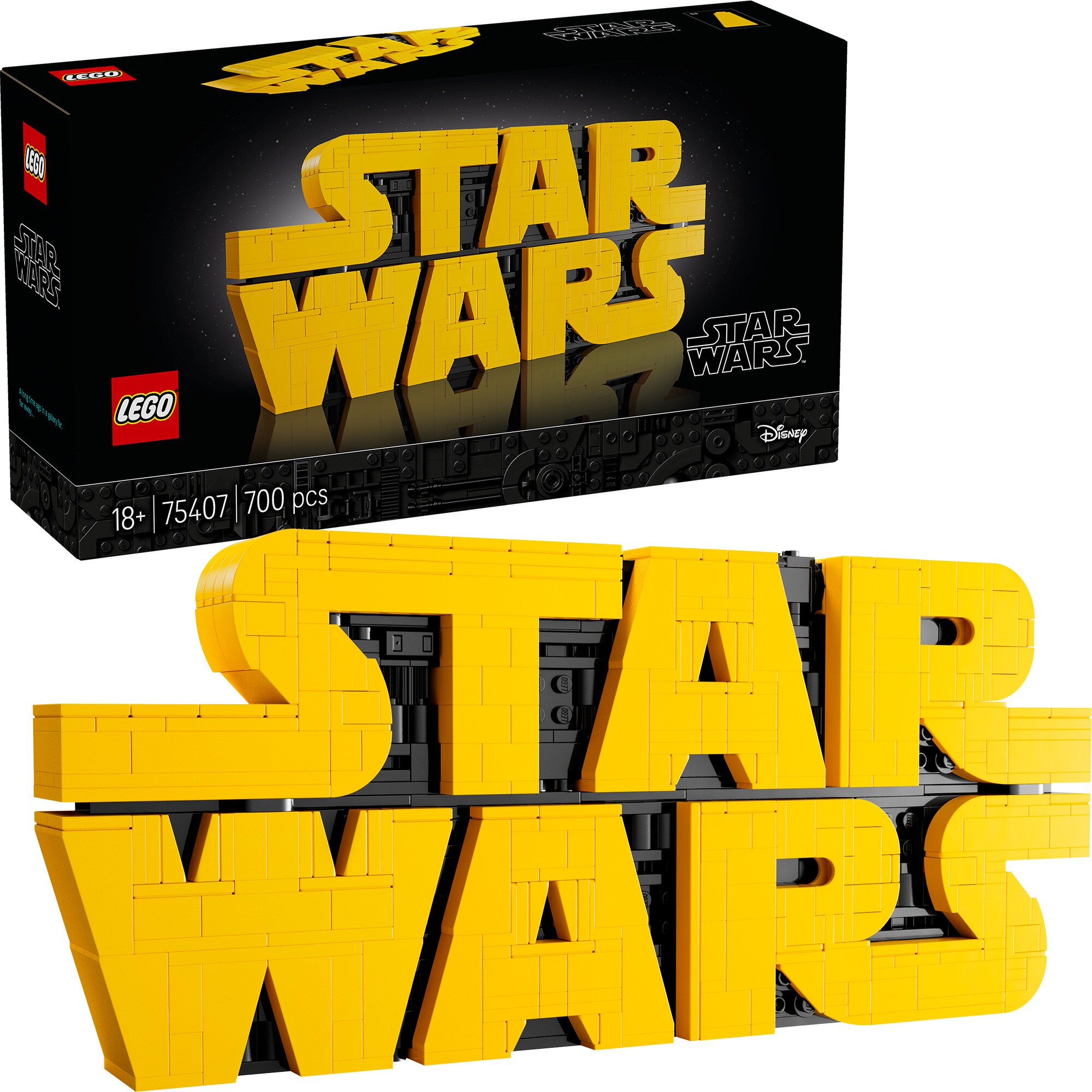 LEGO Konstruktionsspielzeug Star Wars Logo aus LEGO Steinen - Bild 1