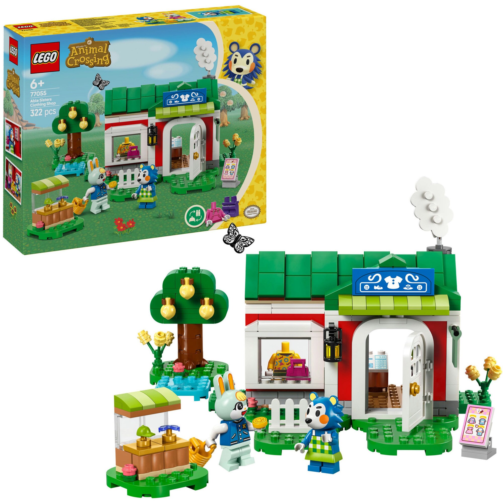 LEGO Konstruktionsspielzeug Animal Crossing Die Schneiderei der Schneiderschwestern - Bild 1
