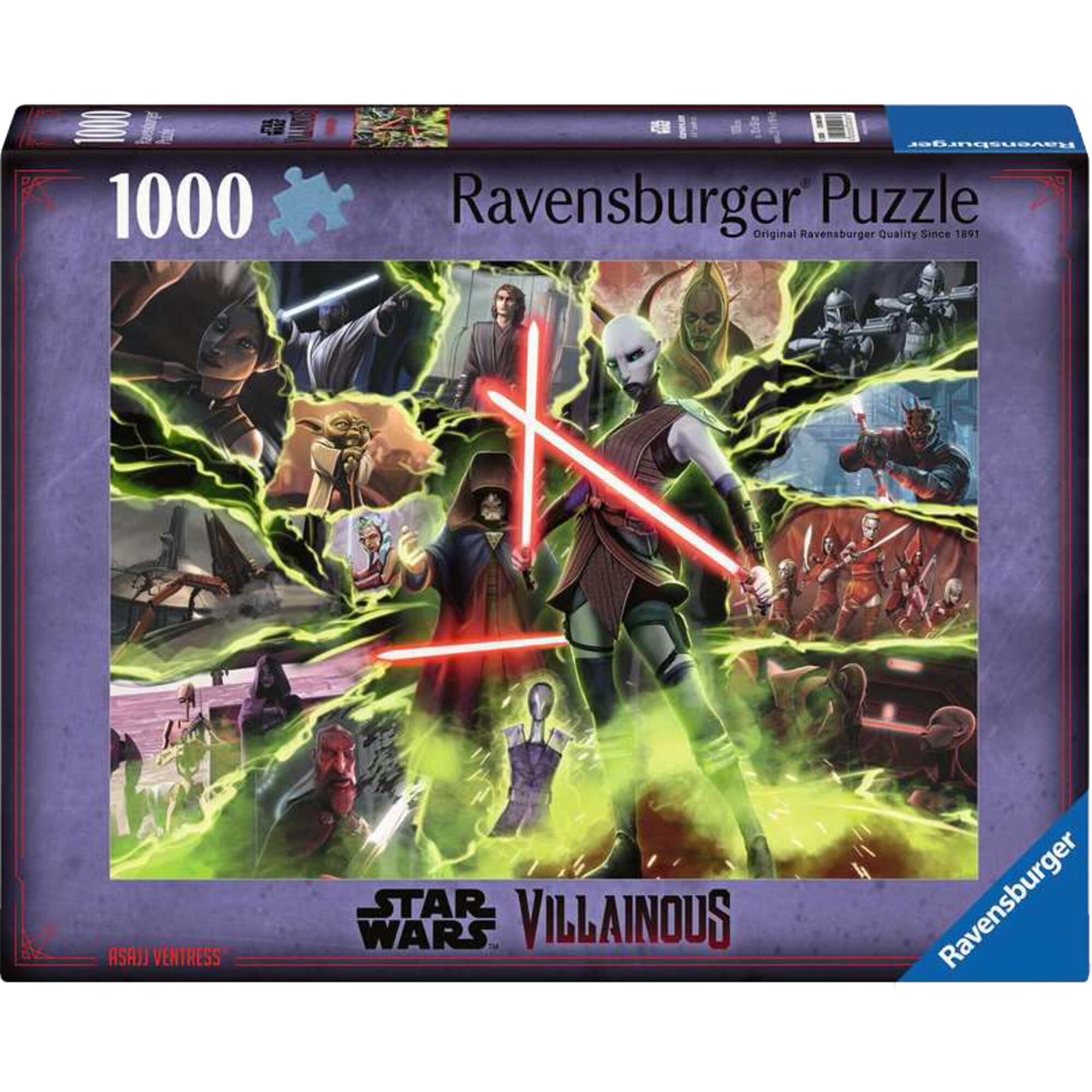 Ravensburger Puzzle Puzzle Star Wars Villainous: Asajj Ventress - Bild 1