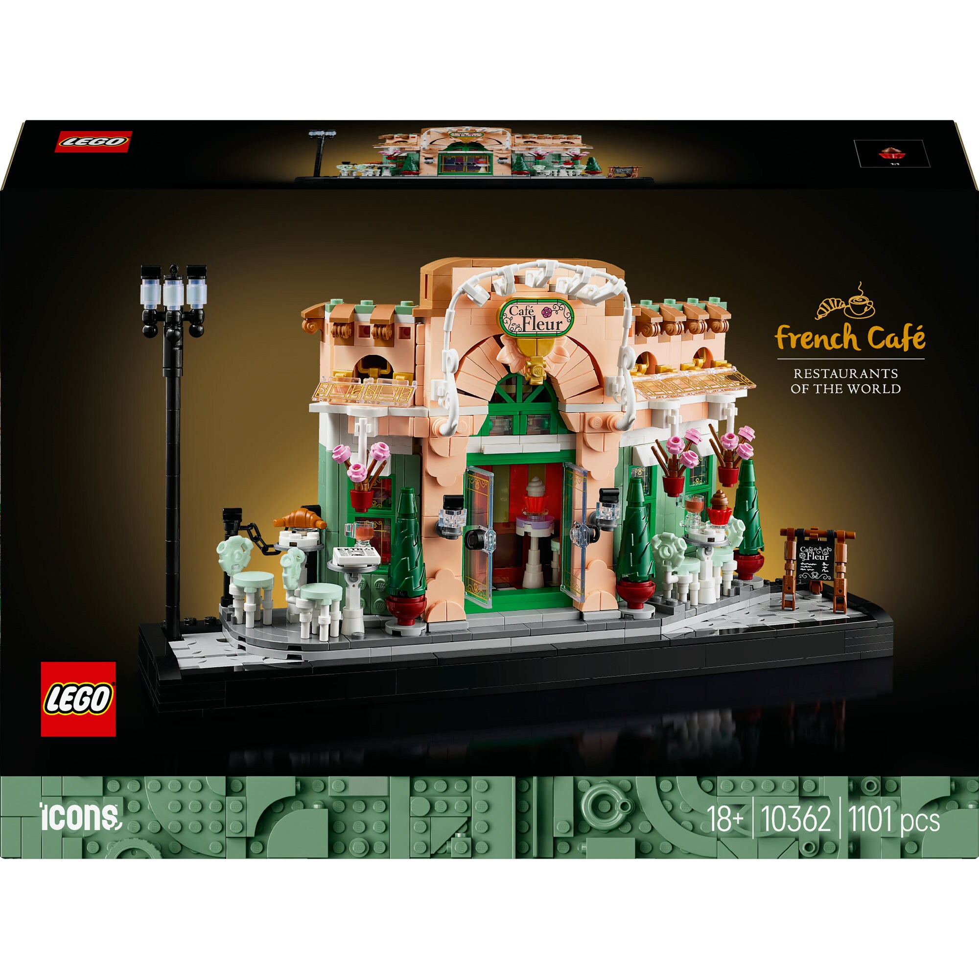 LEGO Konstruktionsspielzeug Icons Franz&ouml;sisches Caf&eacute; - Bild 1