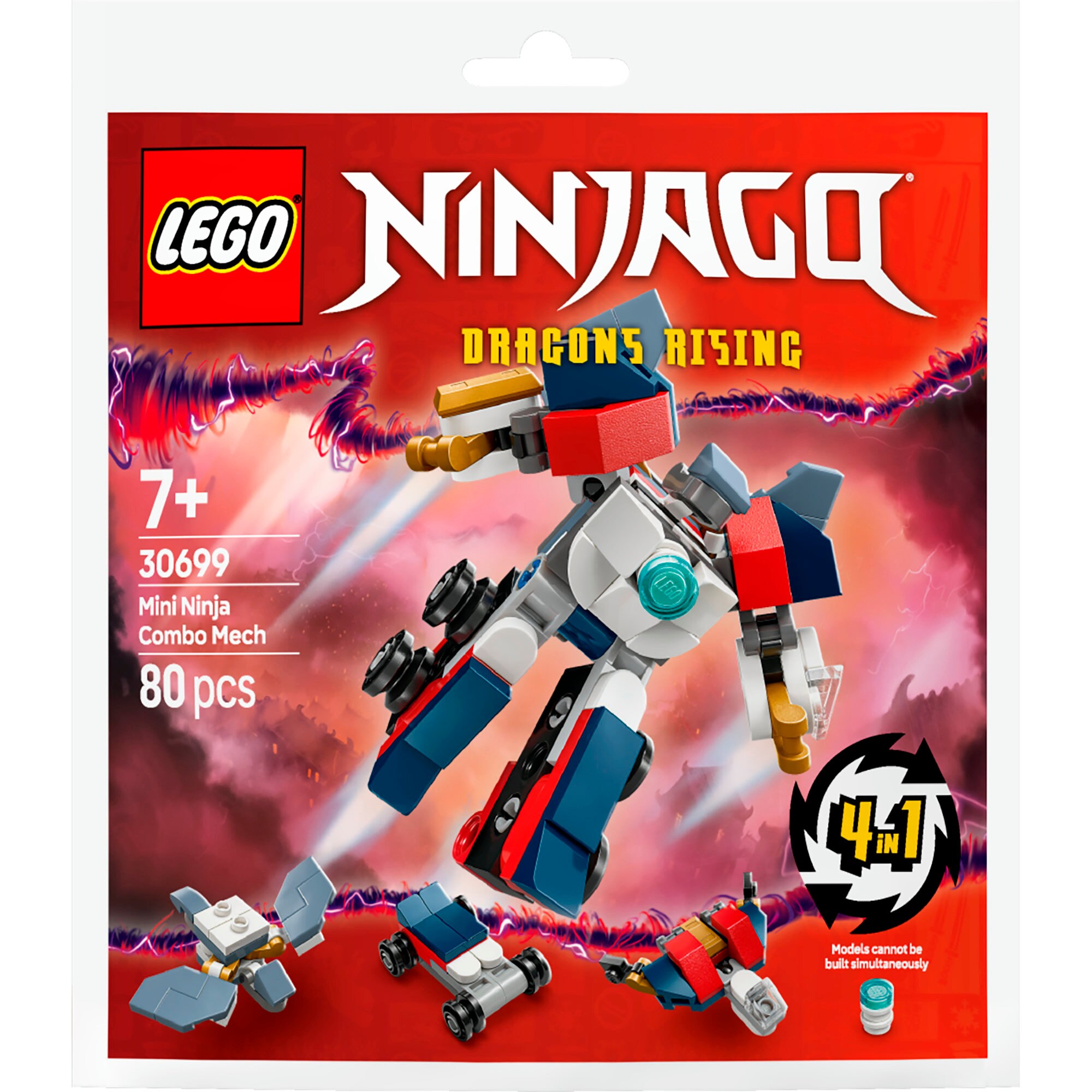 LEGO Konstruktionsspielzeug Ninjago Mini-Kombi-Mech der Ninja - Bild 1