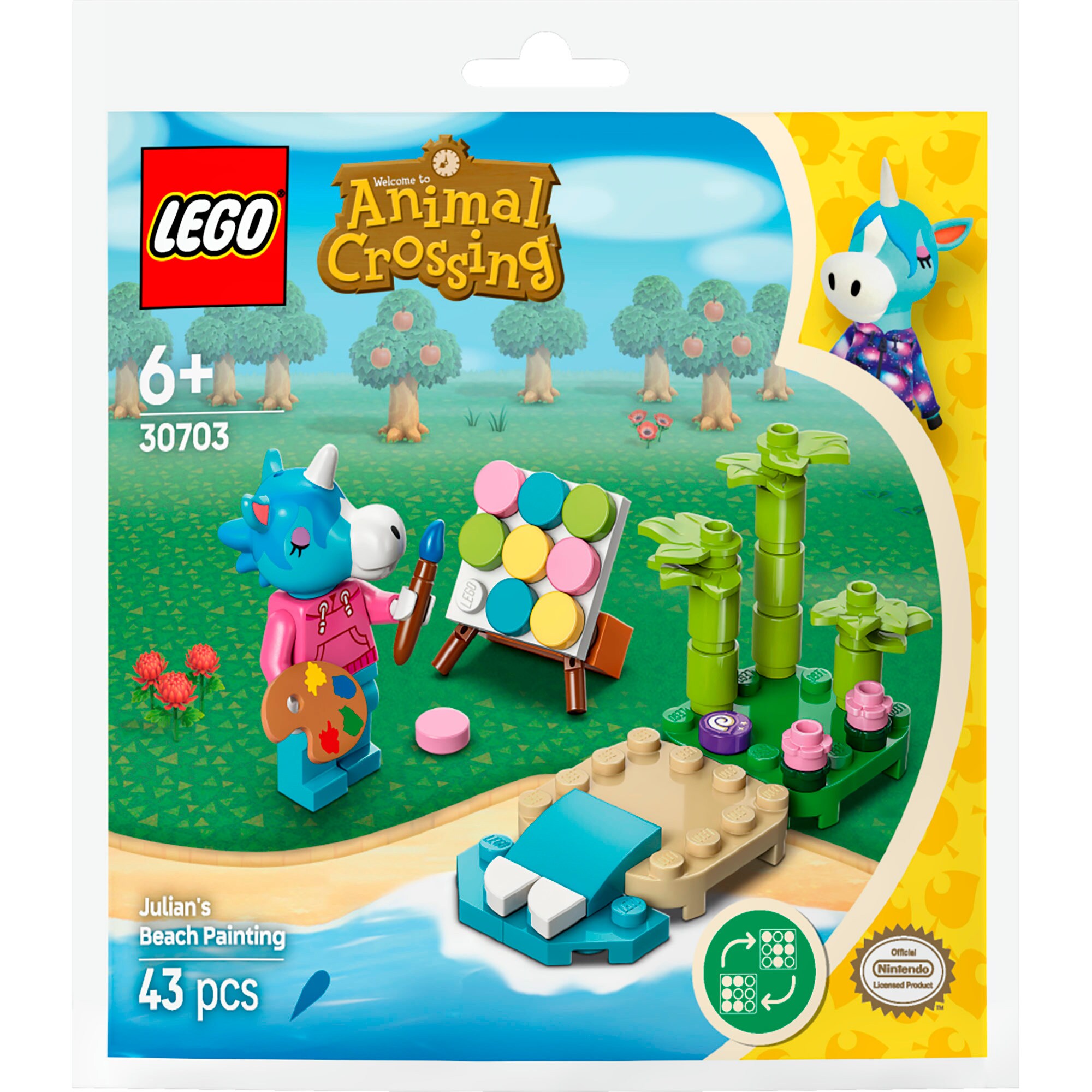LEGO Konstruktionsspielzeug Animal Crossing Jimmys Strandgem&auml;lde - Bild 1