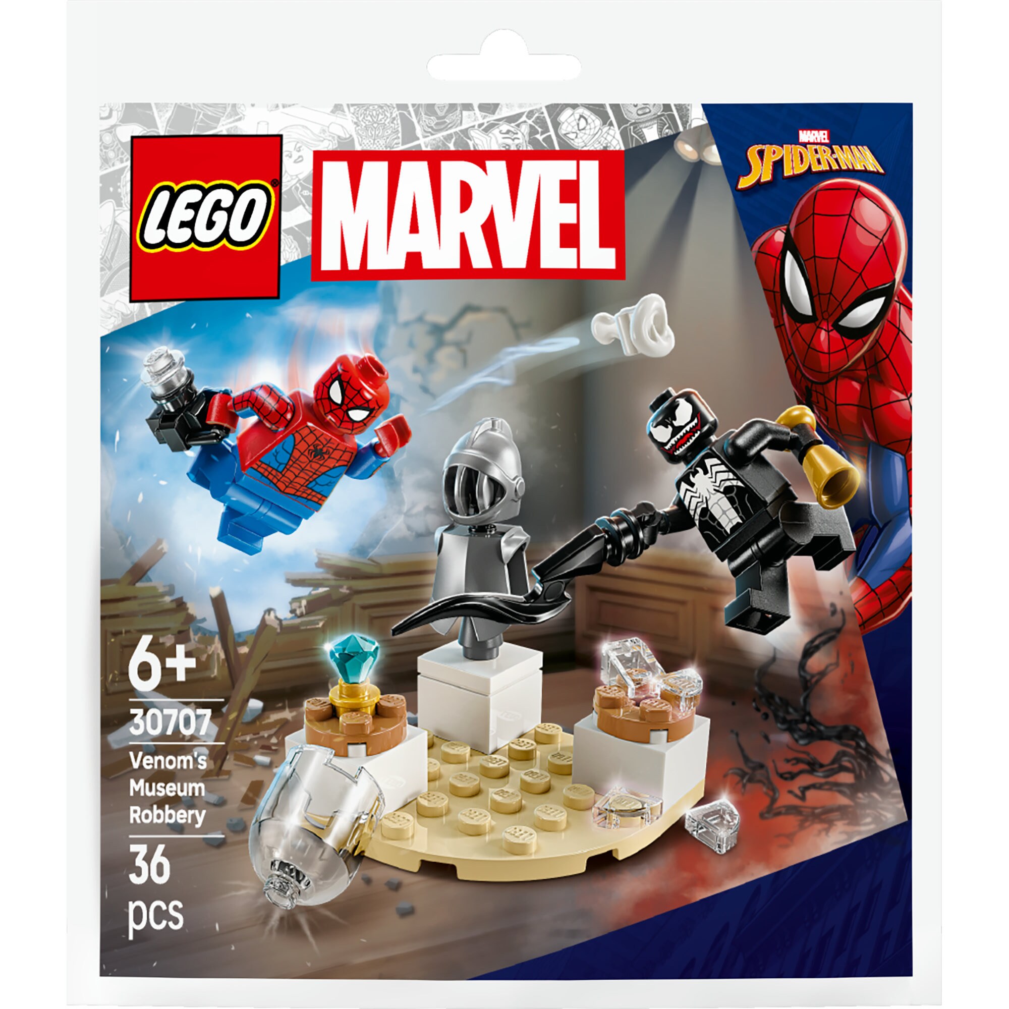 LEGO Konstruktionsspielzeug Marvel Super Heroes Venoms Museumsraub - Bild 1