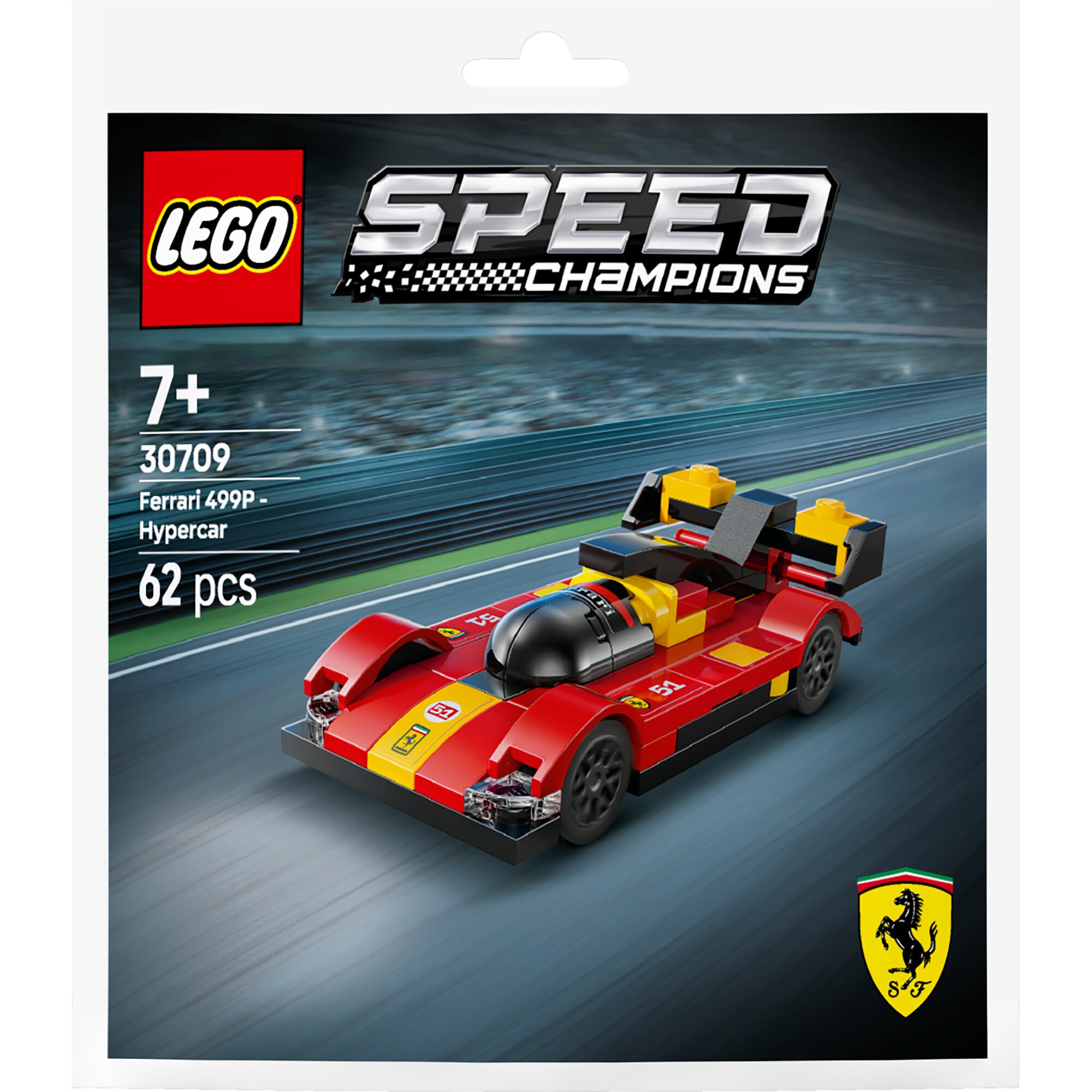 LEGO Konstruktionsspielzeug Speed Champions Ferrari 499P Supersportwagen - Bild 1