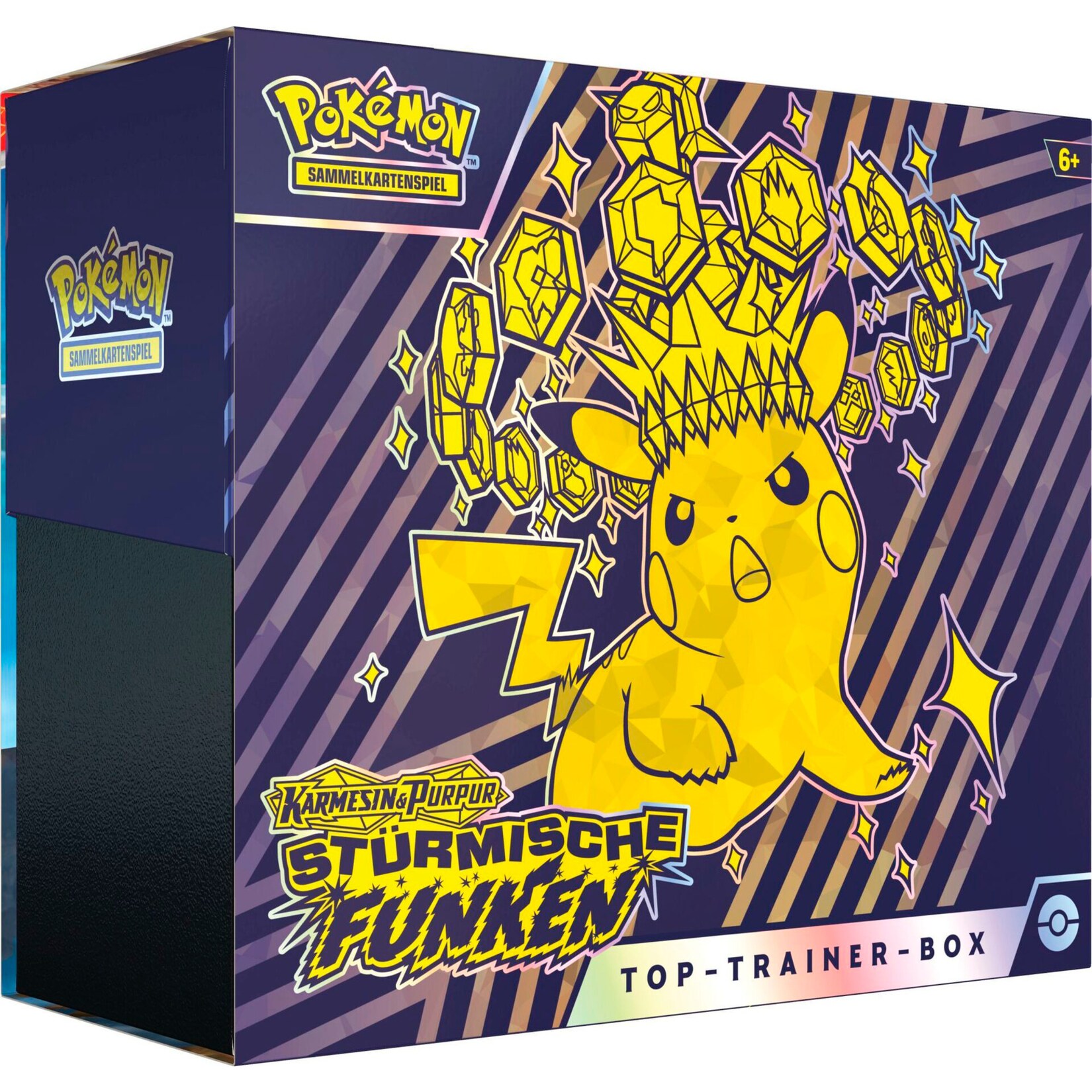 Pokemon Sammelkarten Pokémon-TCG: Karmesin & Purpur – Stürmische Funken Top Trainer Box | 00820650459566