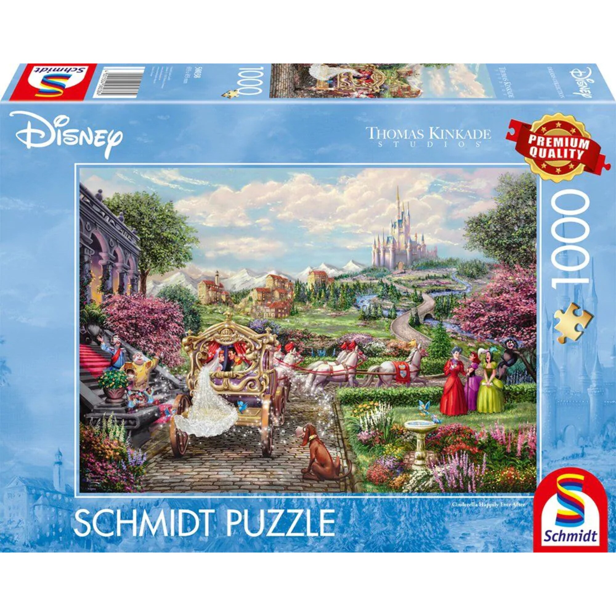 Schmidt Spiele Puzzle Thomas Kinkade Studios: Disney Dreams Collection - Cinderella Happily Ever After - Bild 1