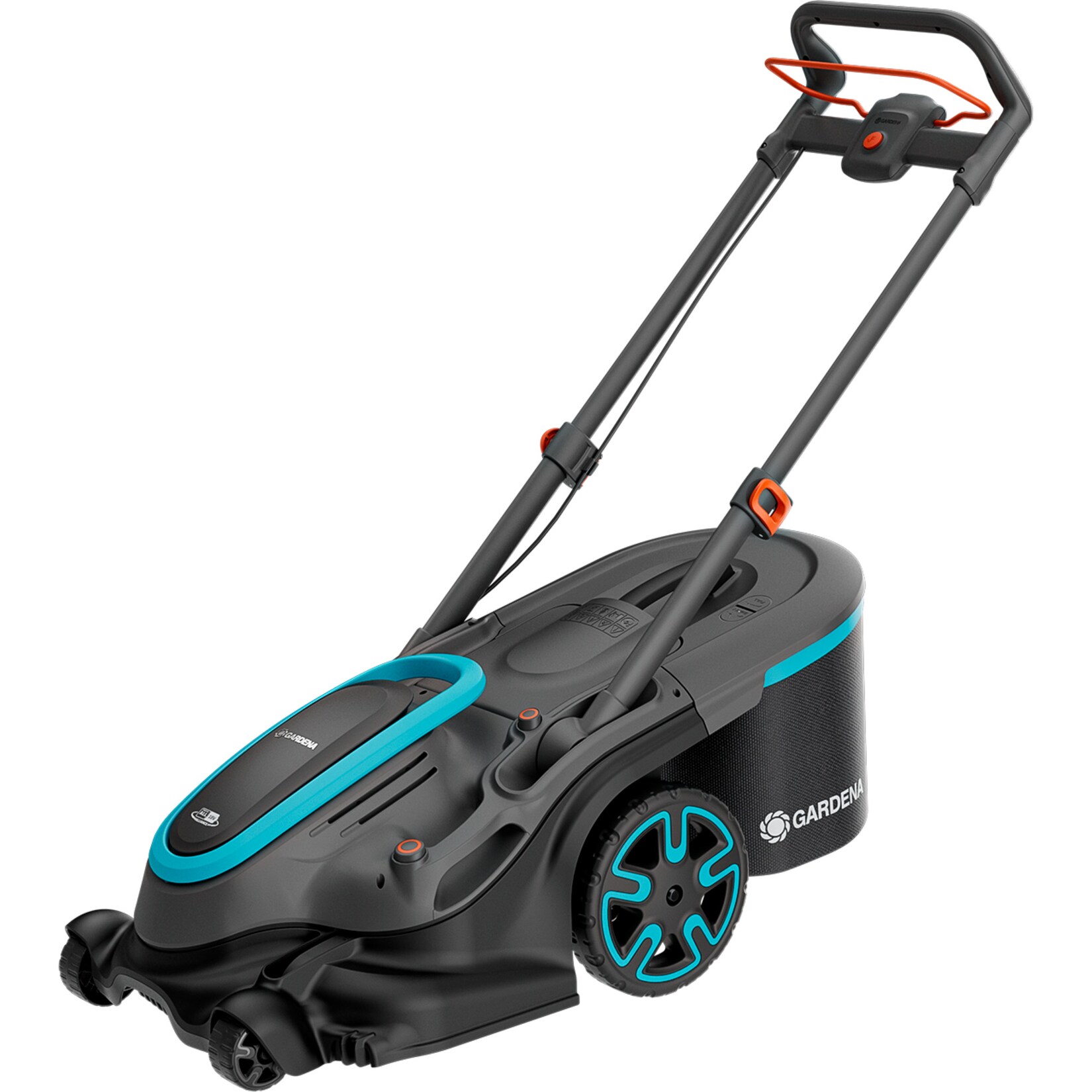 GARDENA Rasenmäher Akku-Rasenmäher PowerMax Duo 46/36V P4A, Ready-To-Use-Set 1, 36Volt (2x18V) | 04066407504981